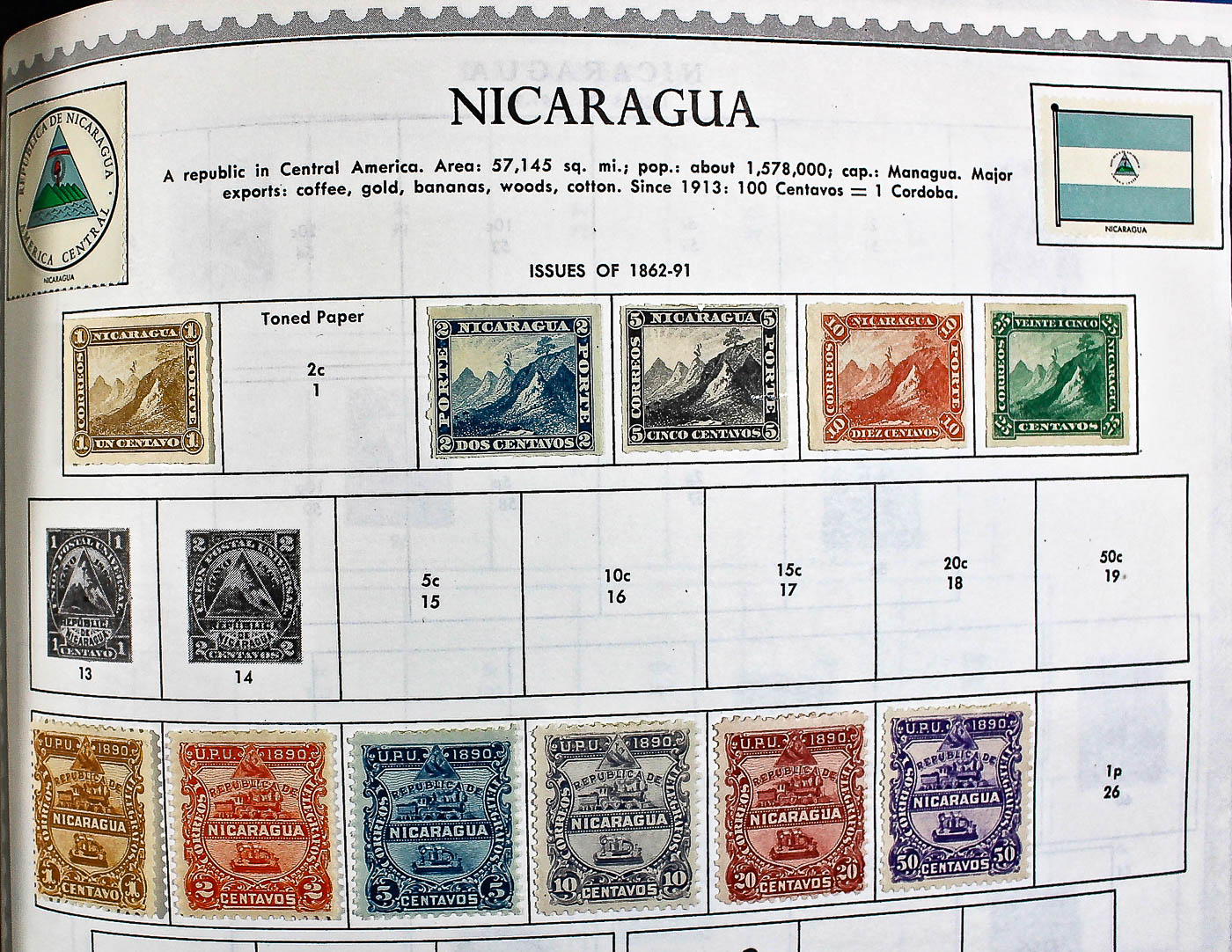 "The Supreme Global Stamp Album" Including Stamps