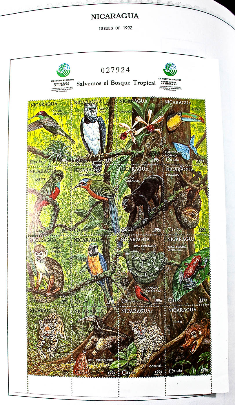 "The Supreme Global Stamp Album" Including Stamps