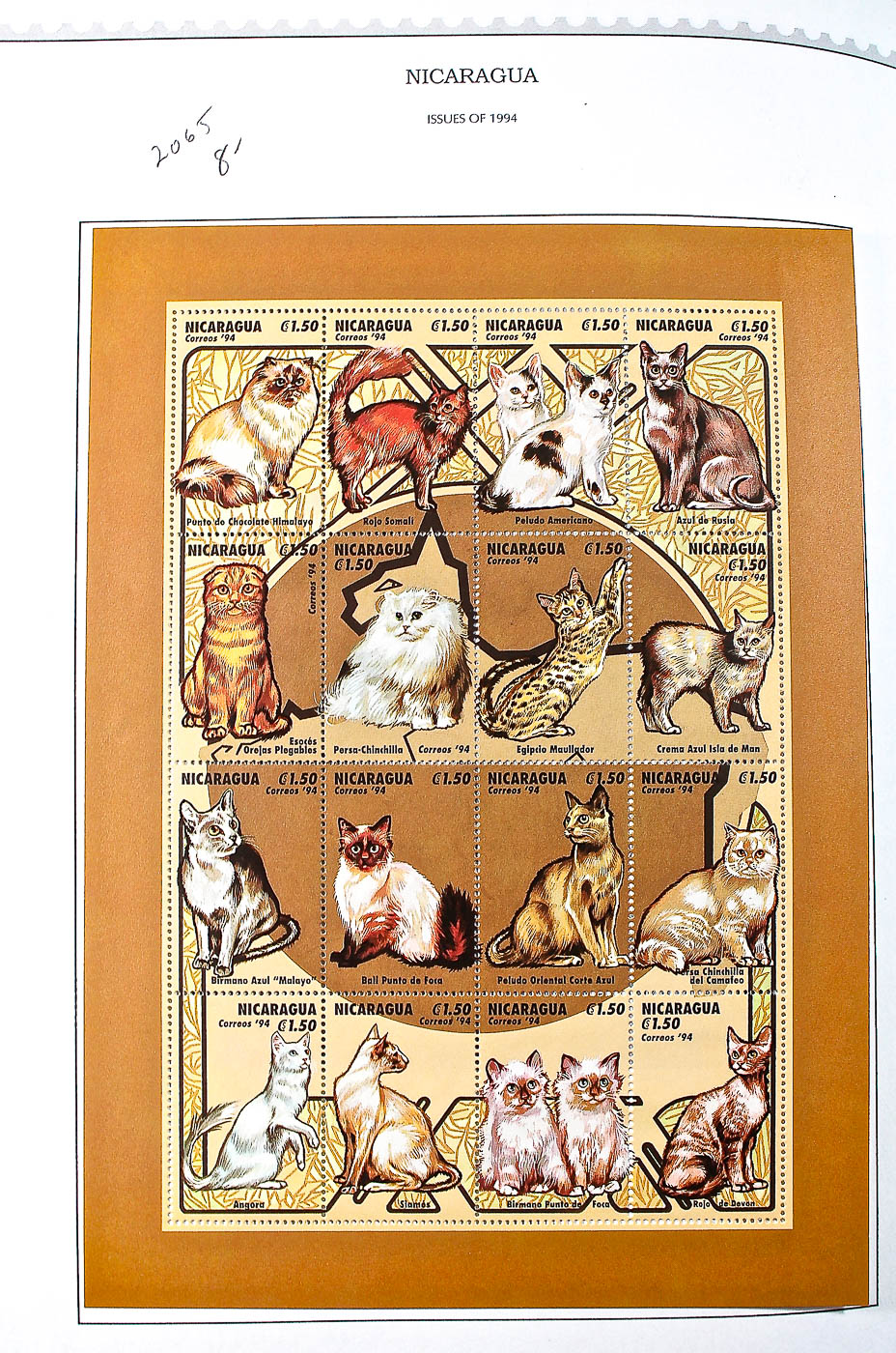 "The Supreme Global Stamp Album" Including Stamps