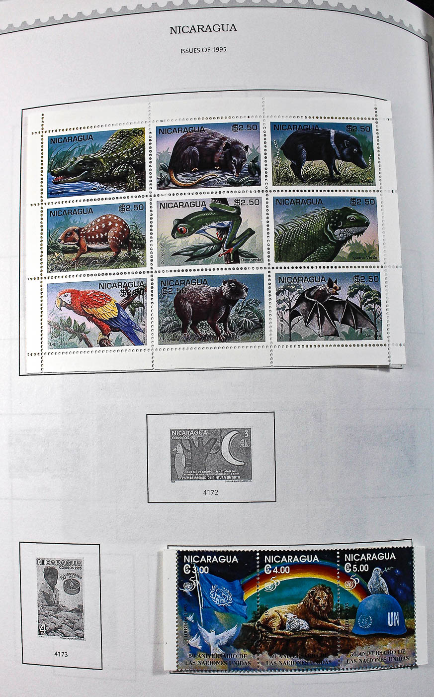 "The Supreme Global Stamp Album" Including Stamps