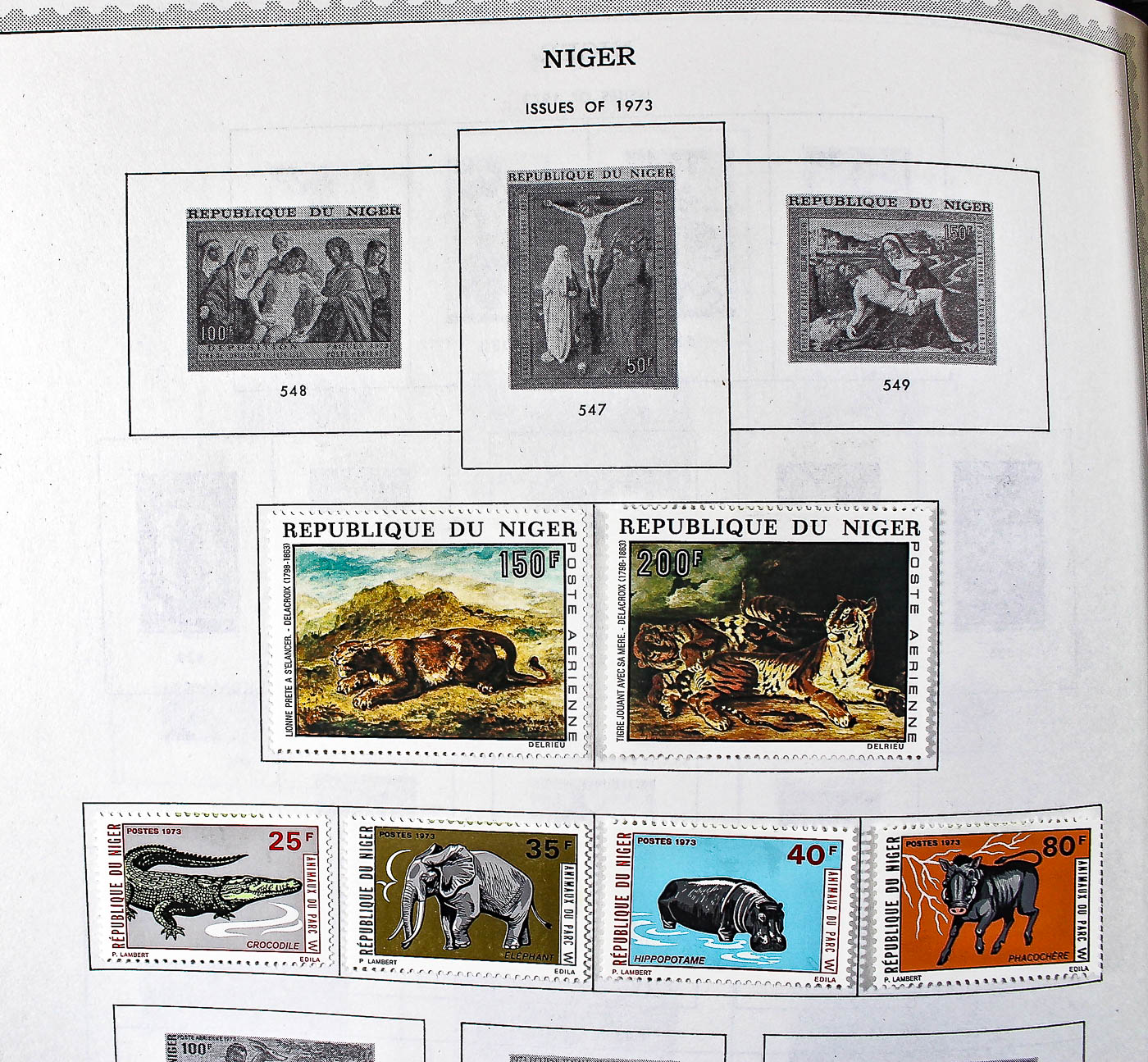 "The Supreme Global Stamp Album" Including Stamps