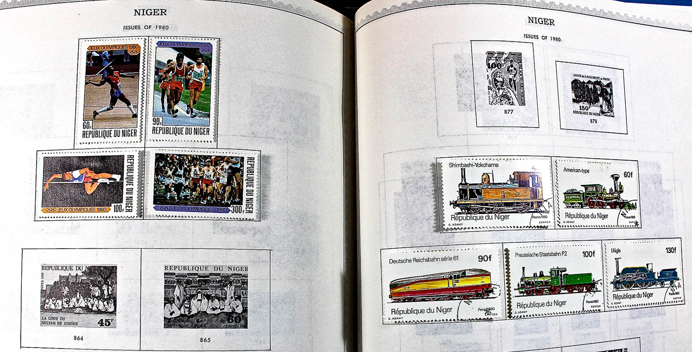 "The Supreme Global Stamp Album" Including Stamps