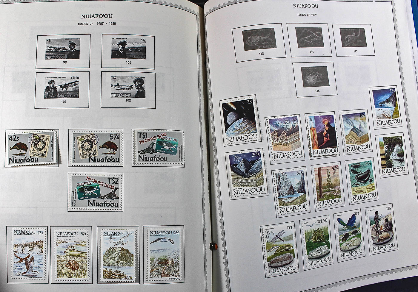 "The Supreme Global Stamp Album" Including Stamps