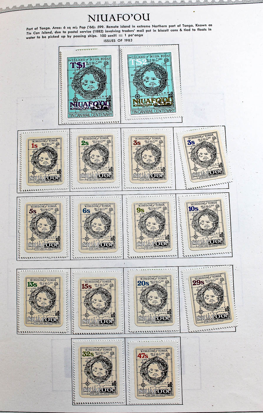 "The Supreme Global Stamp Album" Including Stamps