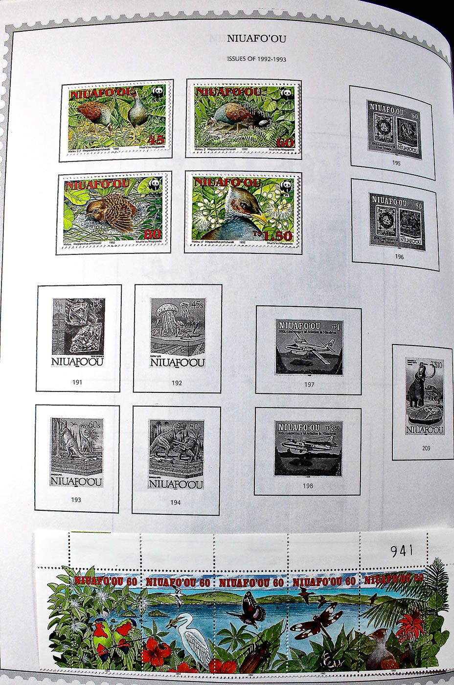 "The Supreme Global Stamp Album" Including Stamps