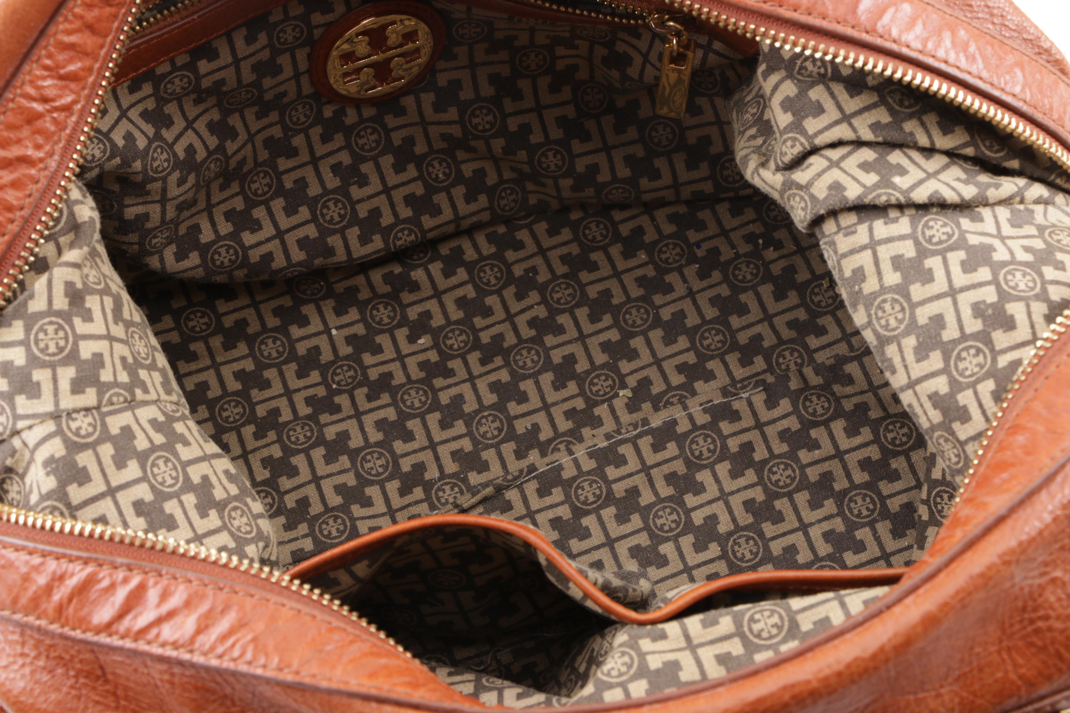 Tory Burch Brown Leather Shoulder Bag