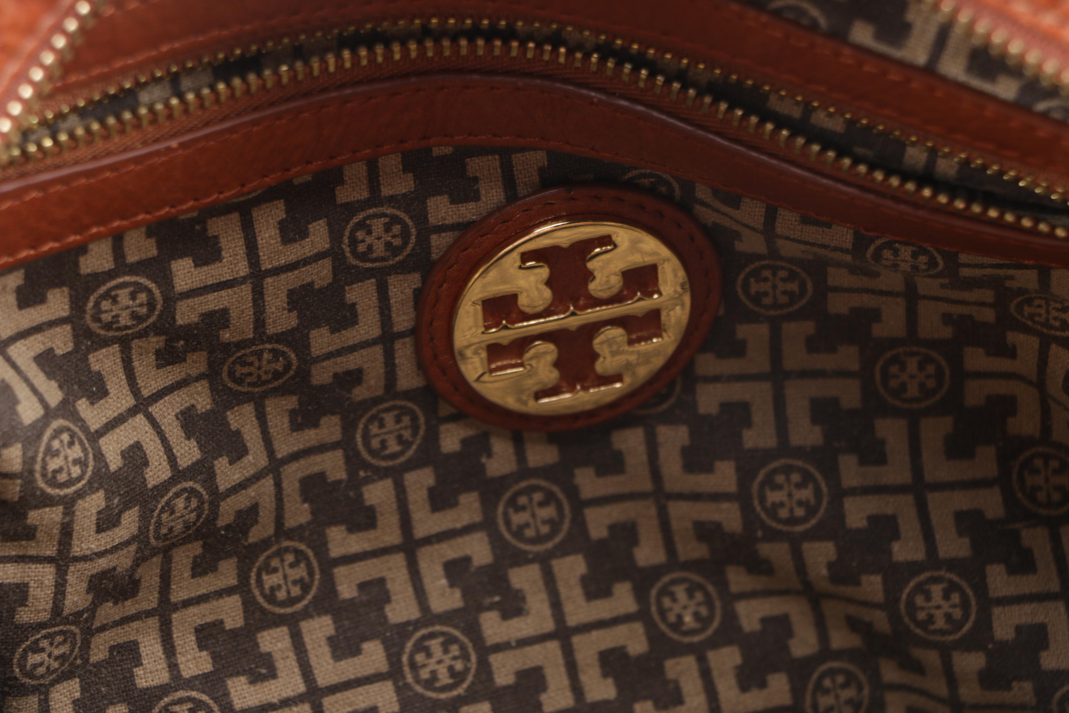 Tory Burch Brown Leather Shoulder Bag