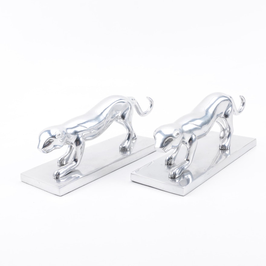 Bloomingdale's Metal Panther Bookends