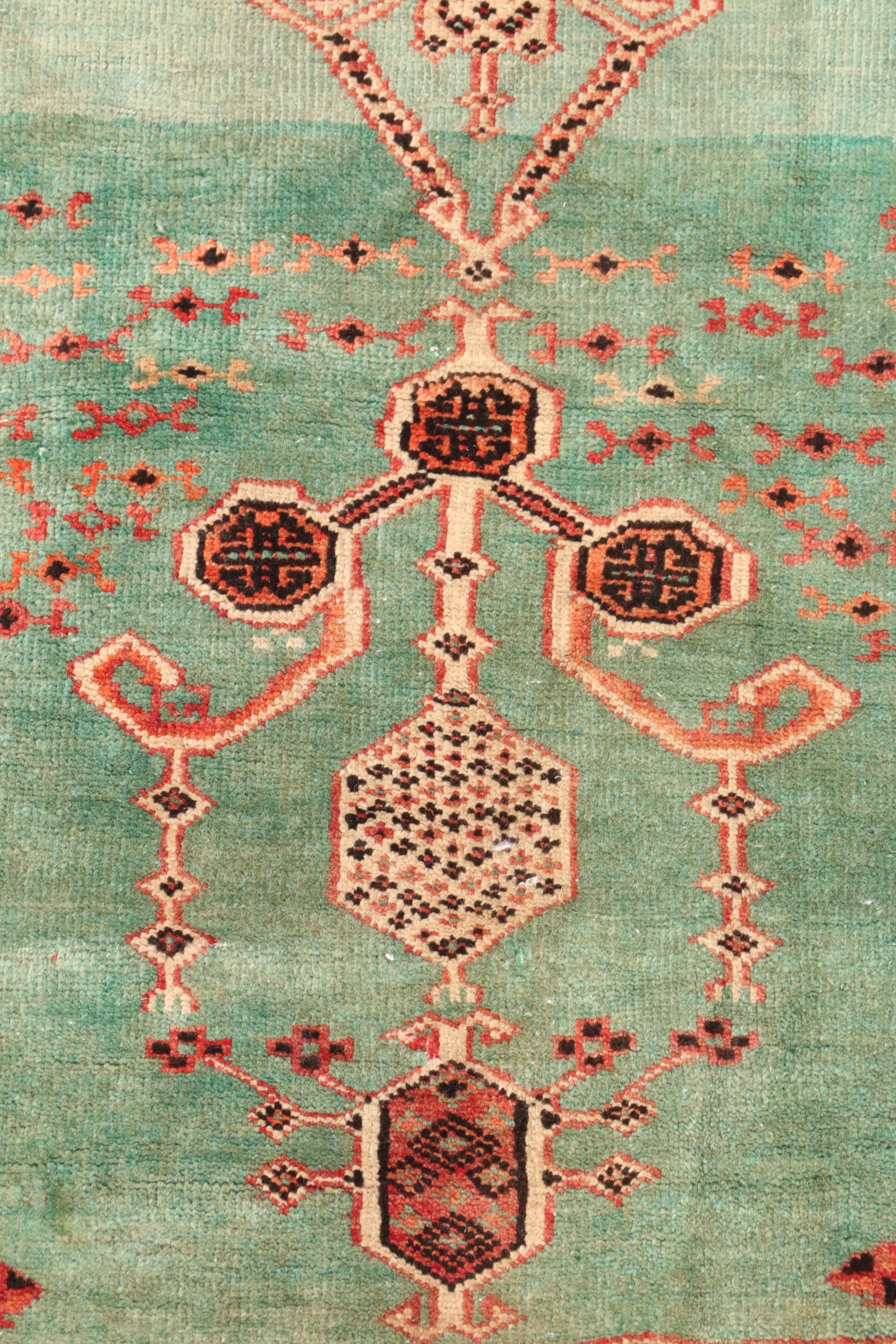 Hand-Knotted Persian Tribal Prayer Rug