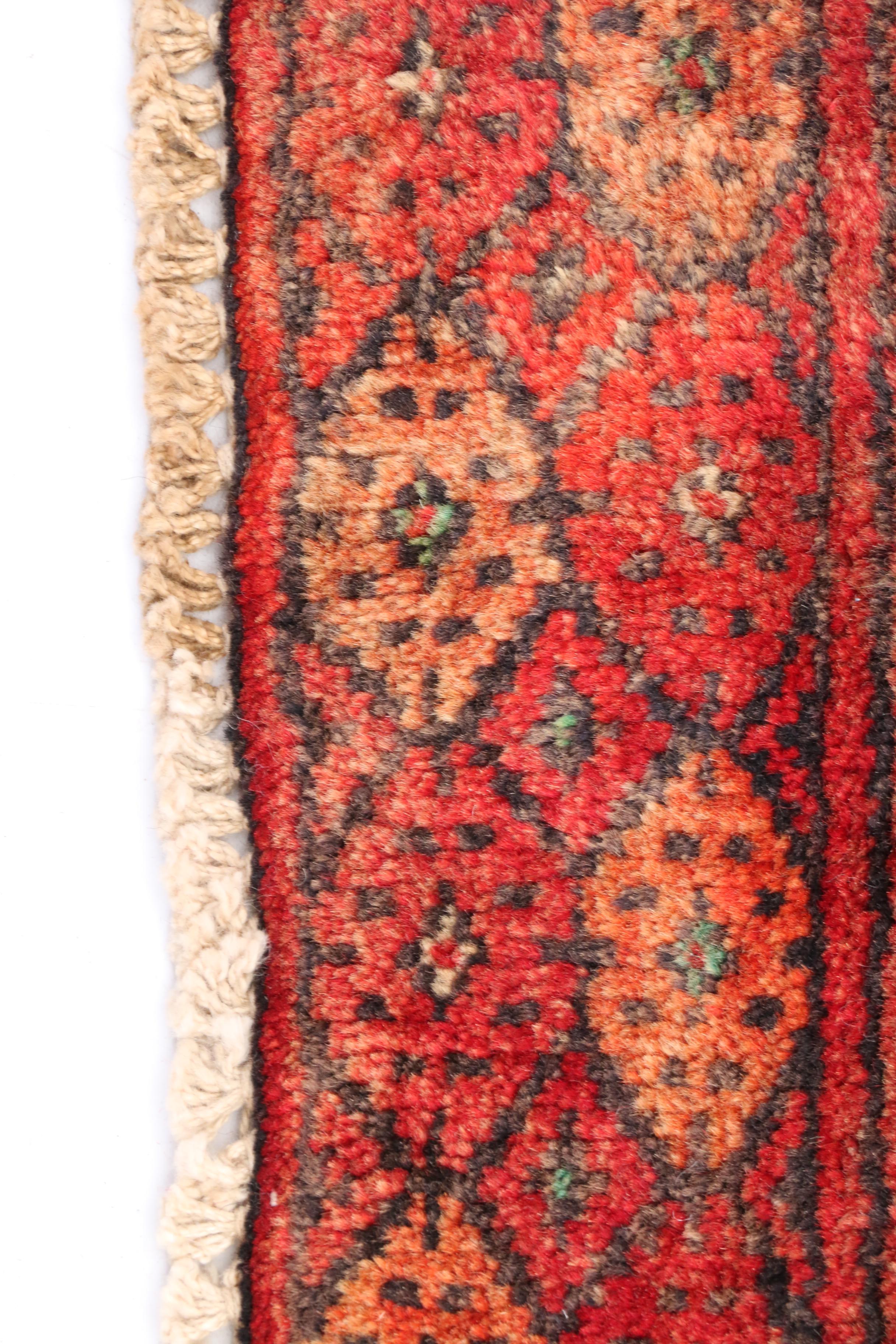 Hand-Knotted Persian Tribal Prayer Rug