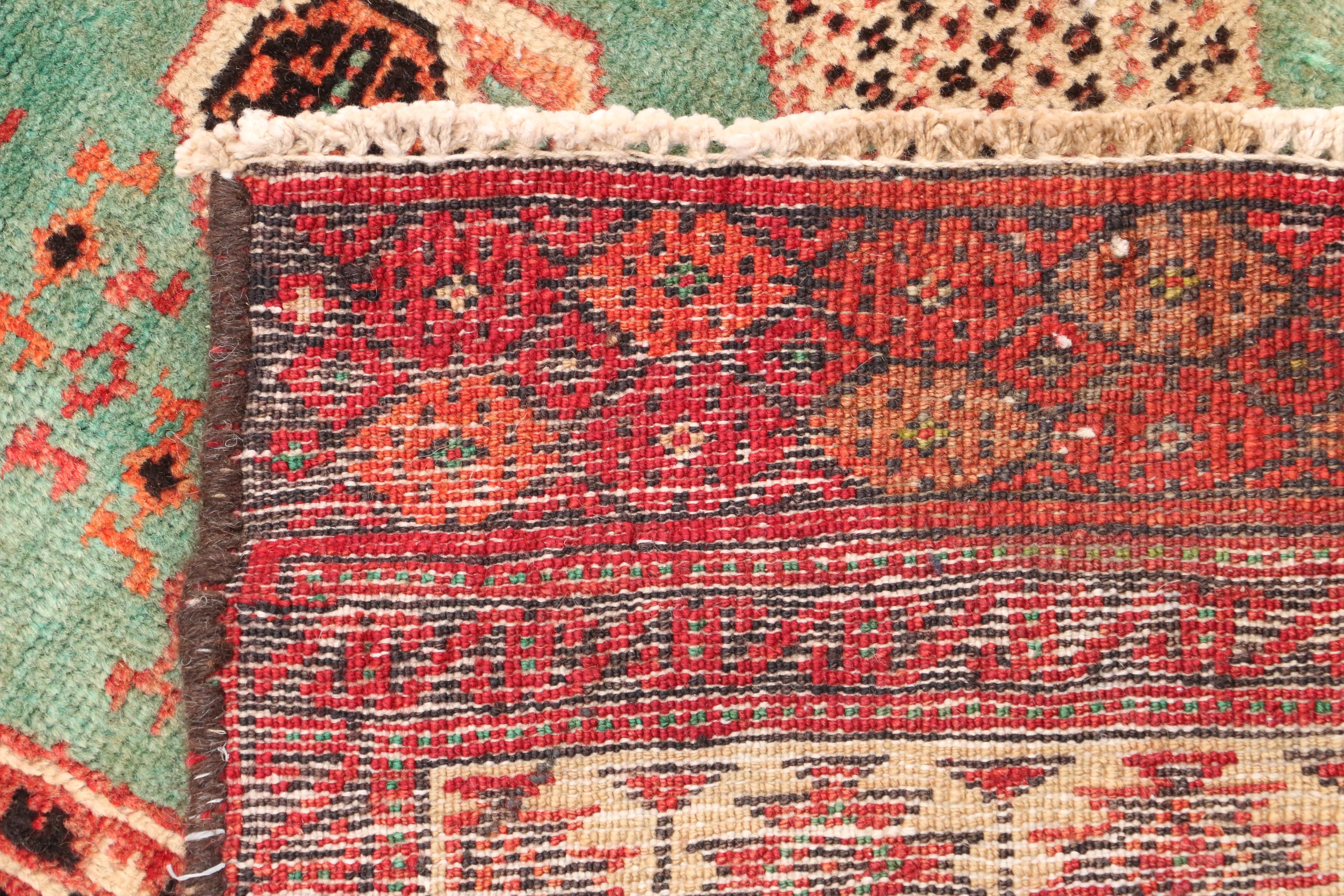 Hand-Knotted Persian Tribal Prayer Rug