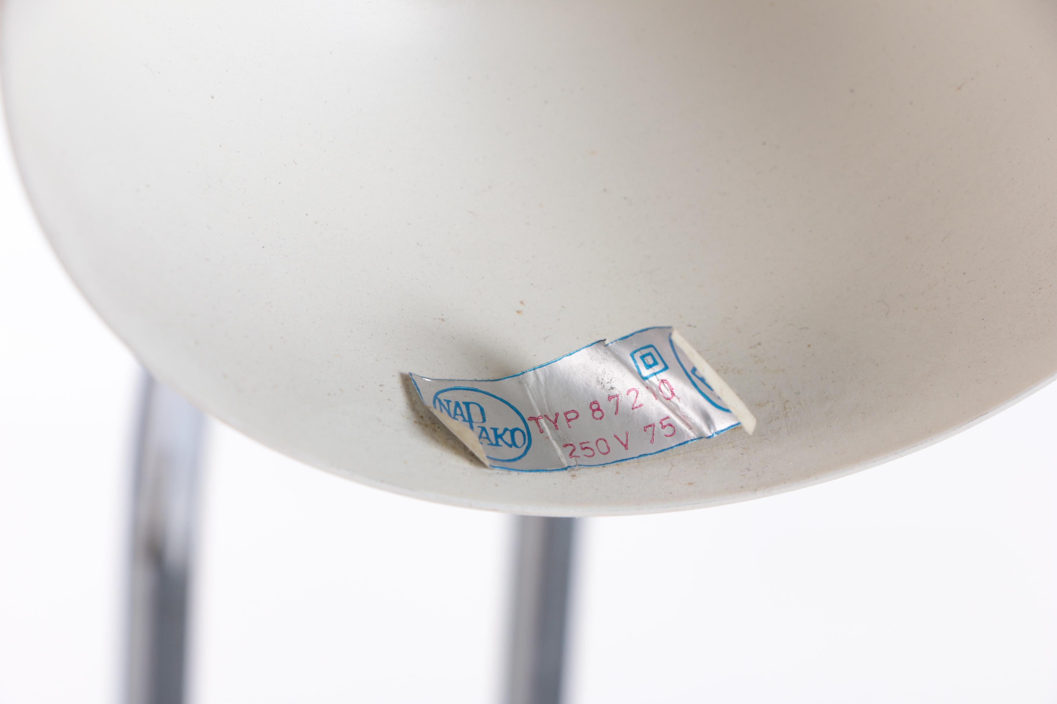 1960s Vintage Josef Hůrka for Napako Two-Arm Floor Task Lamp