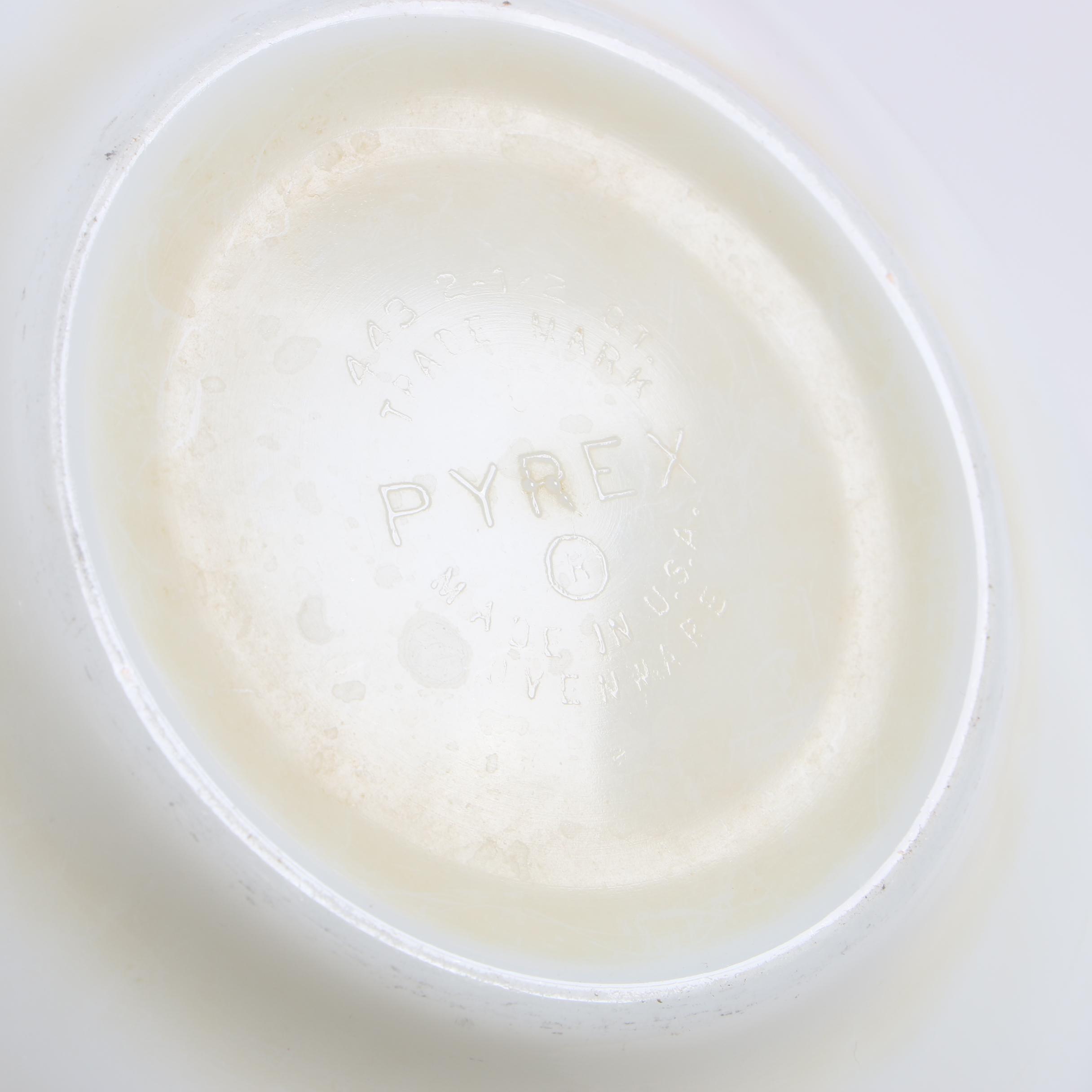 Vintage Pyrex "Early American" and "Primary Colors" Cinderella Bowls