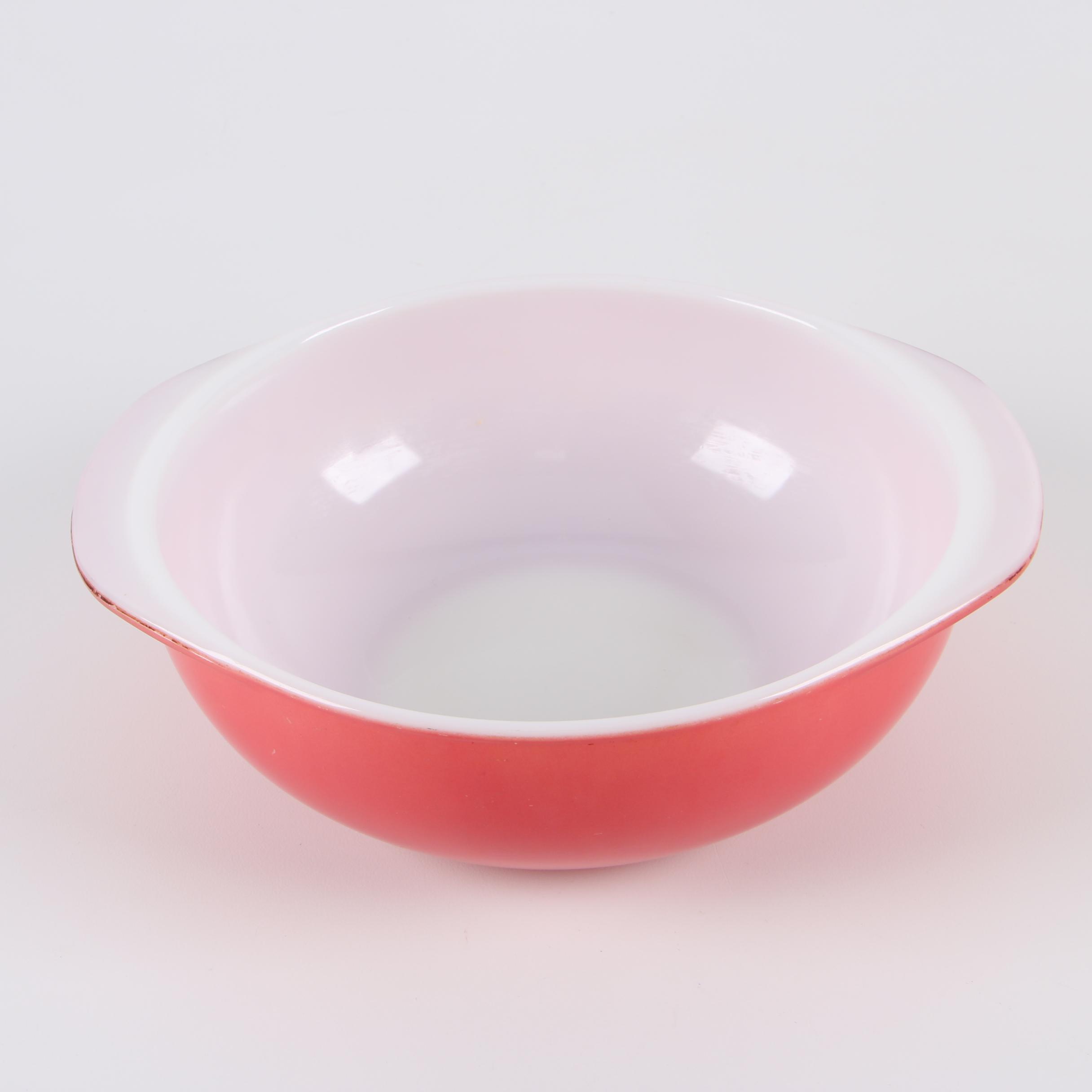 Vintage Pyrex "Early American" and "Primary Colors" Cinderella Bowls