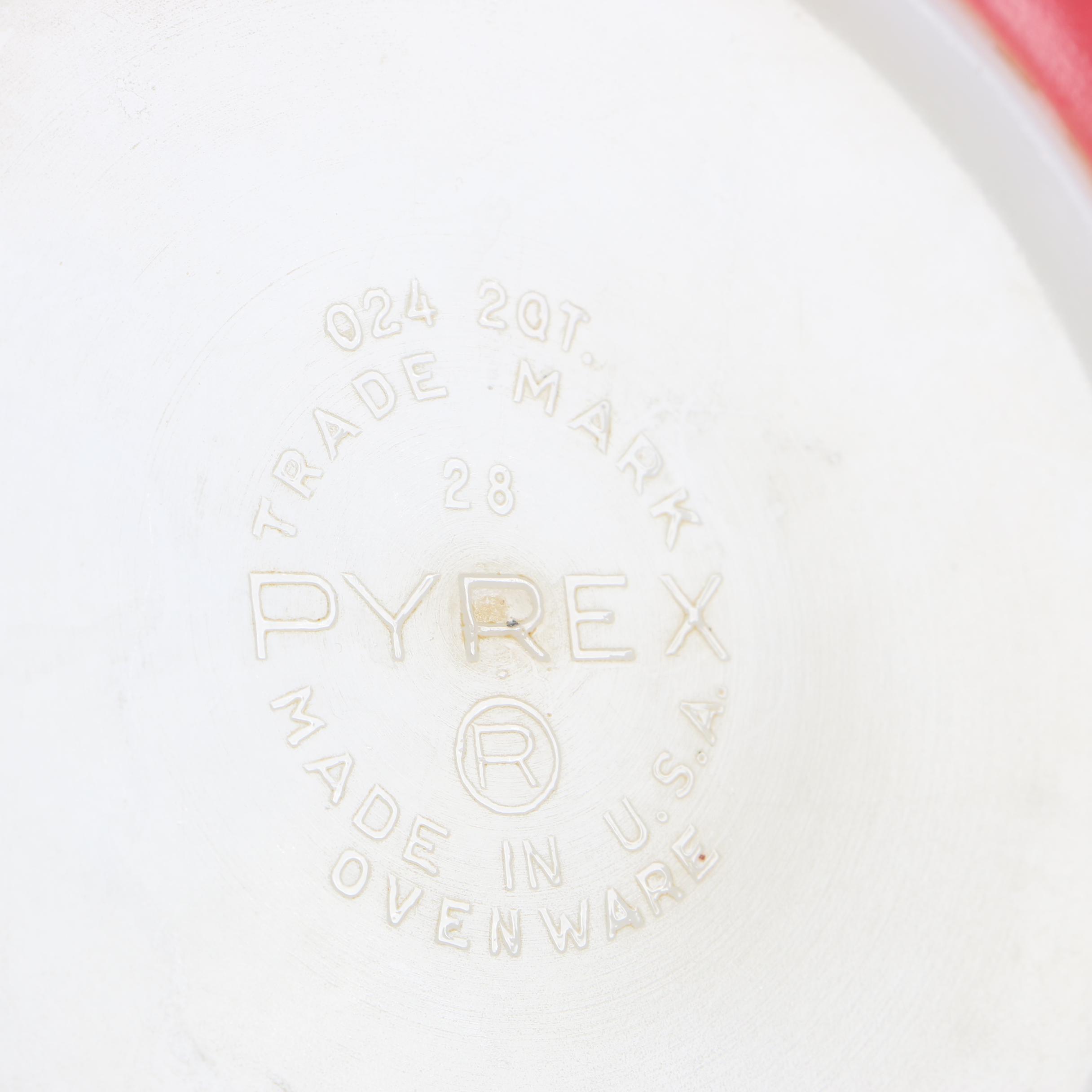 Vintage Pyrex "Early American" and "Primary Colors" Cinderella Bowls