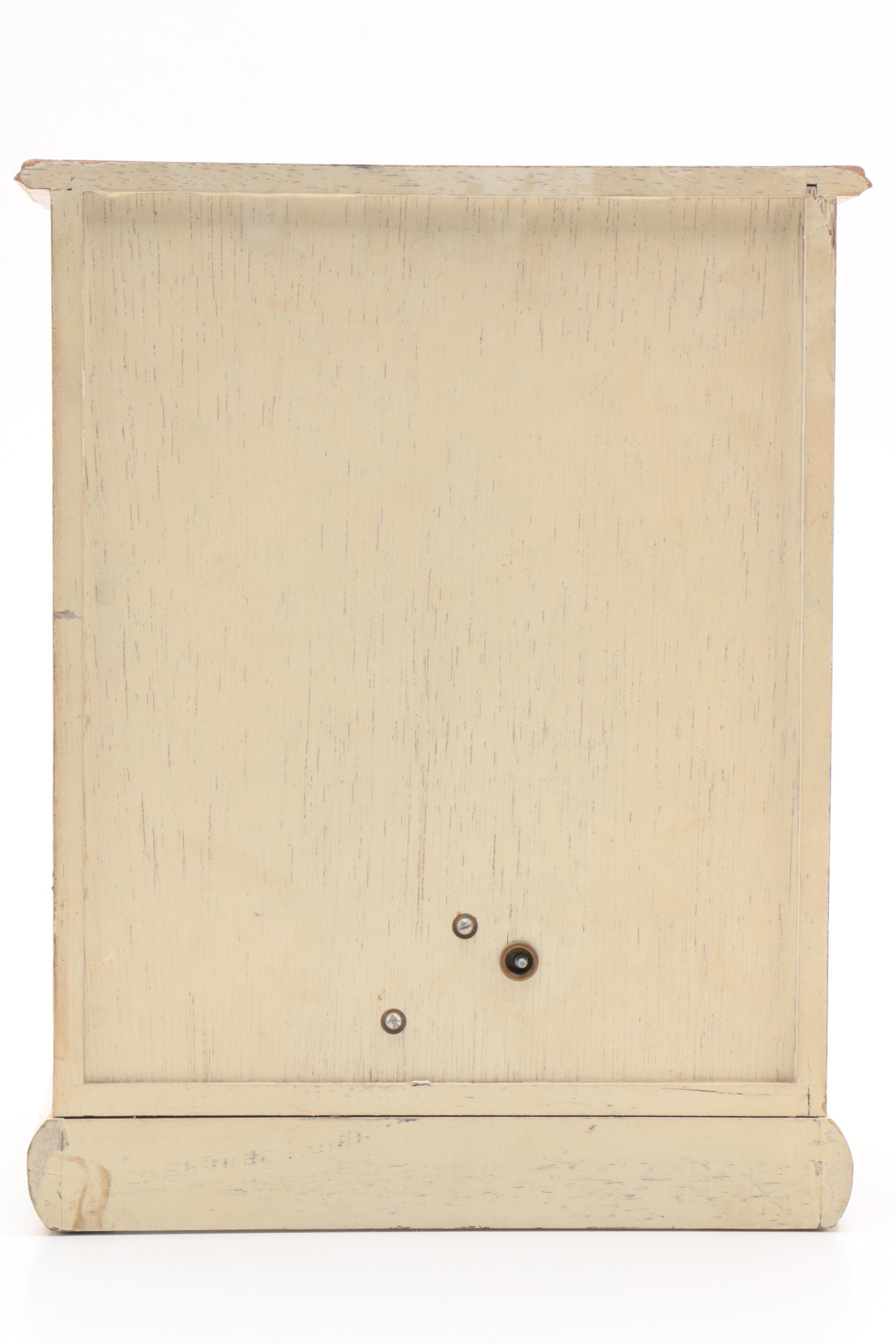 Vintage Jewelry Chest with Floral Motifs