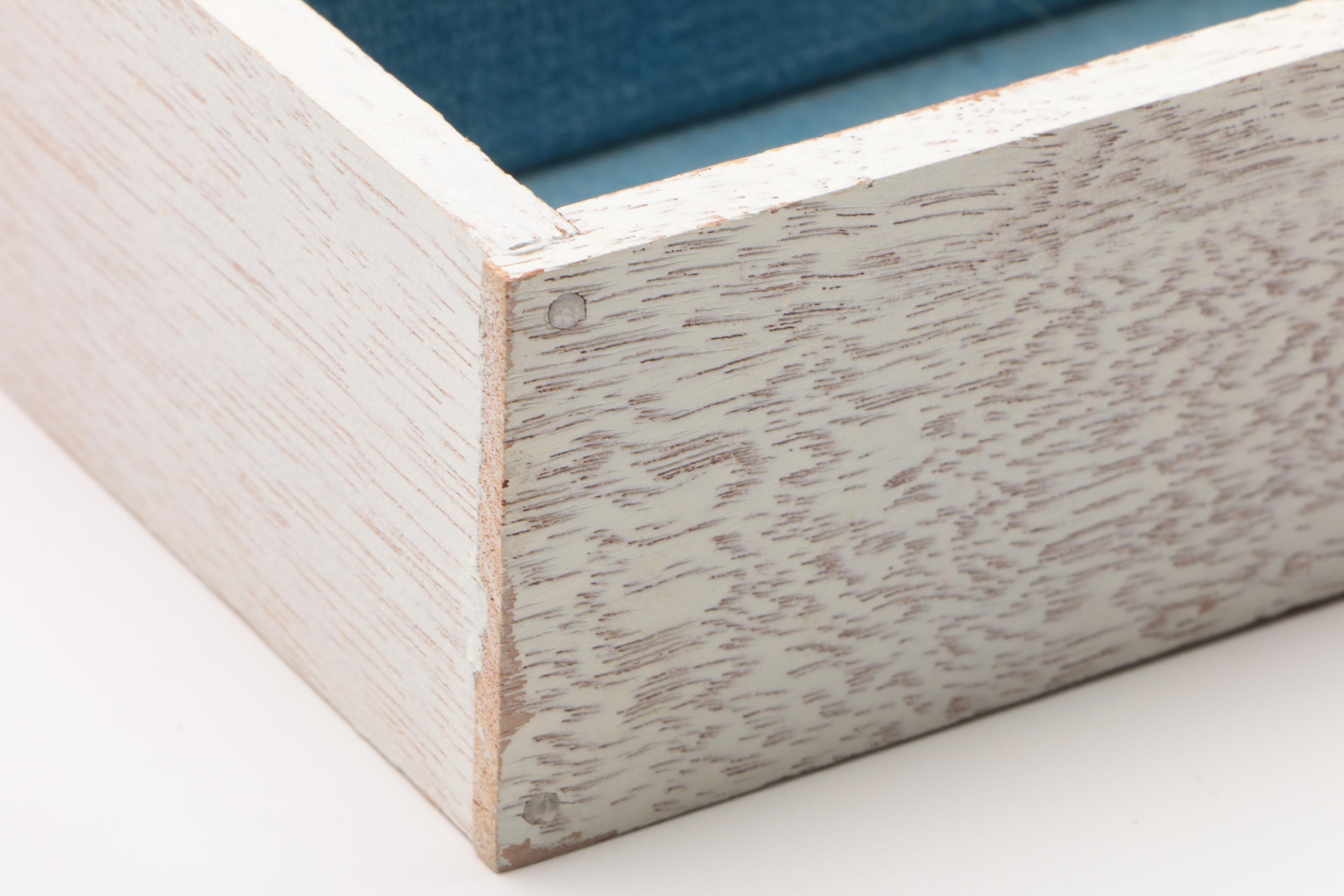 Vintage Jewelry Chest with Floral Motifs