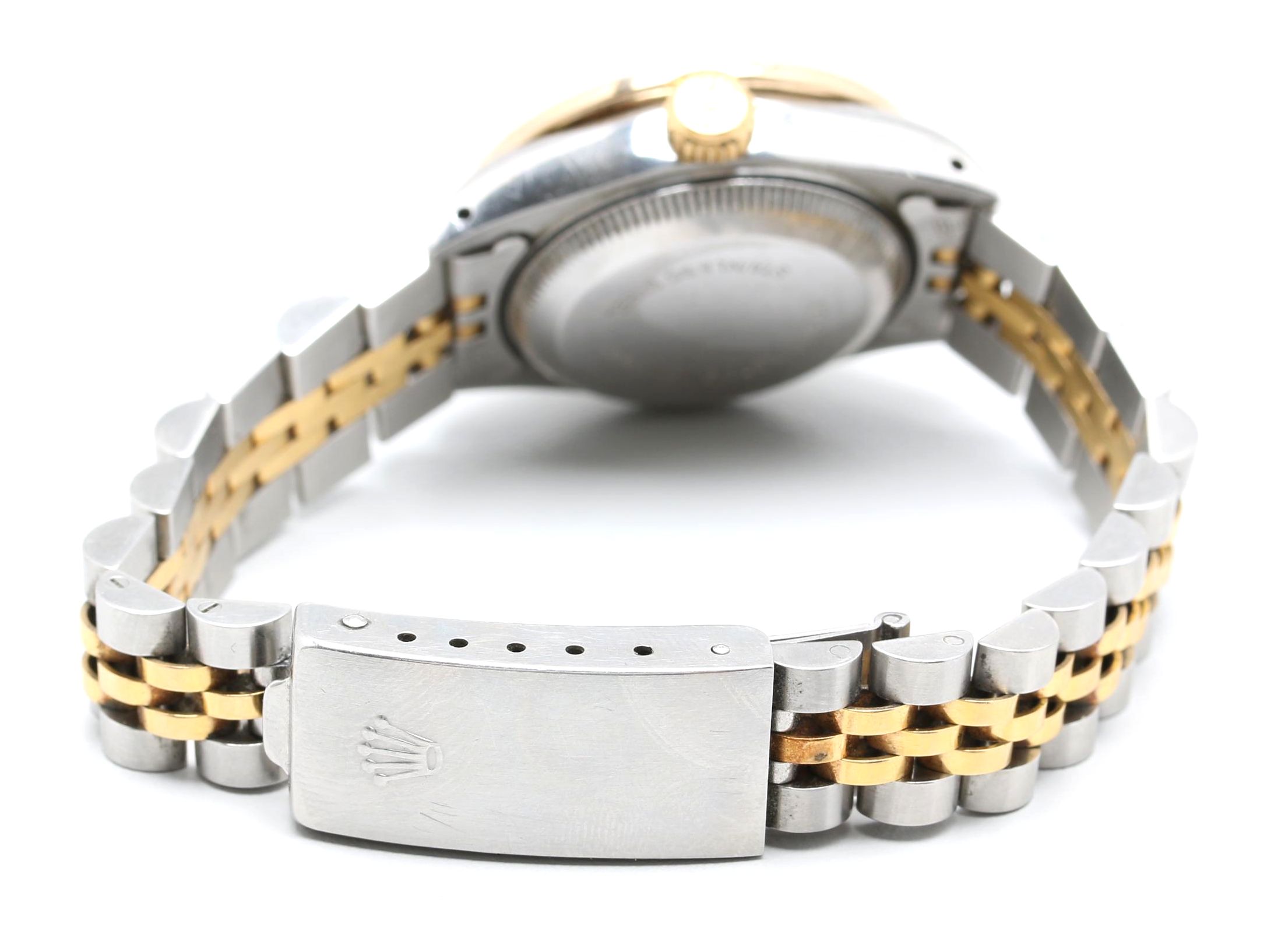 Rolex Datejust Stainless Steel and 18K Yellow Gold Diamond Watch