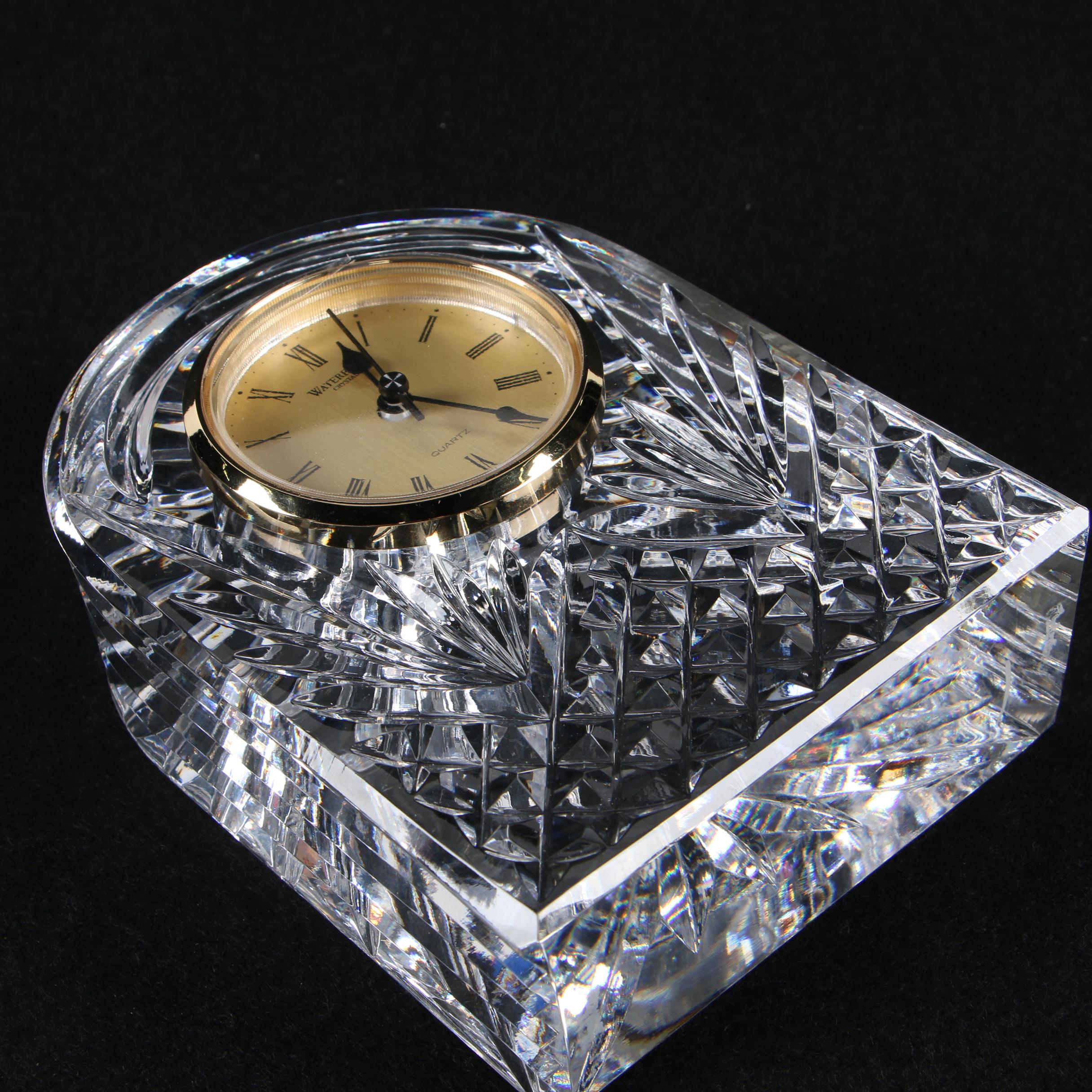 Waterford Crystal Clock and "Times Square Collection" Ornament