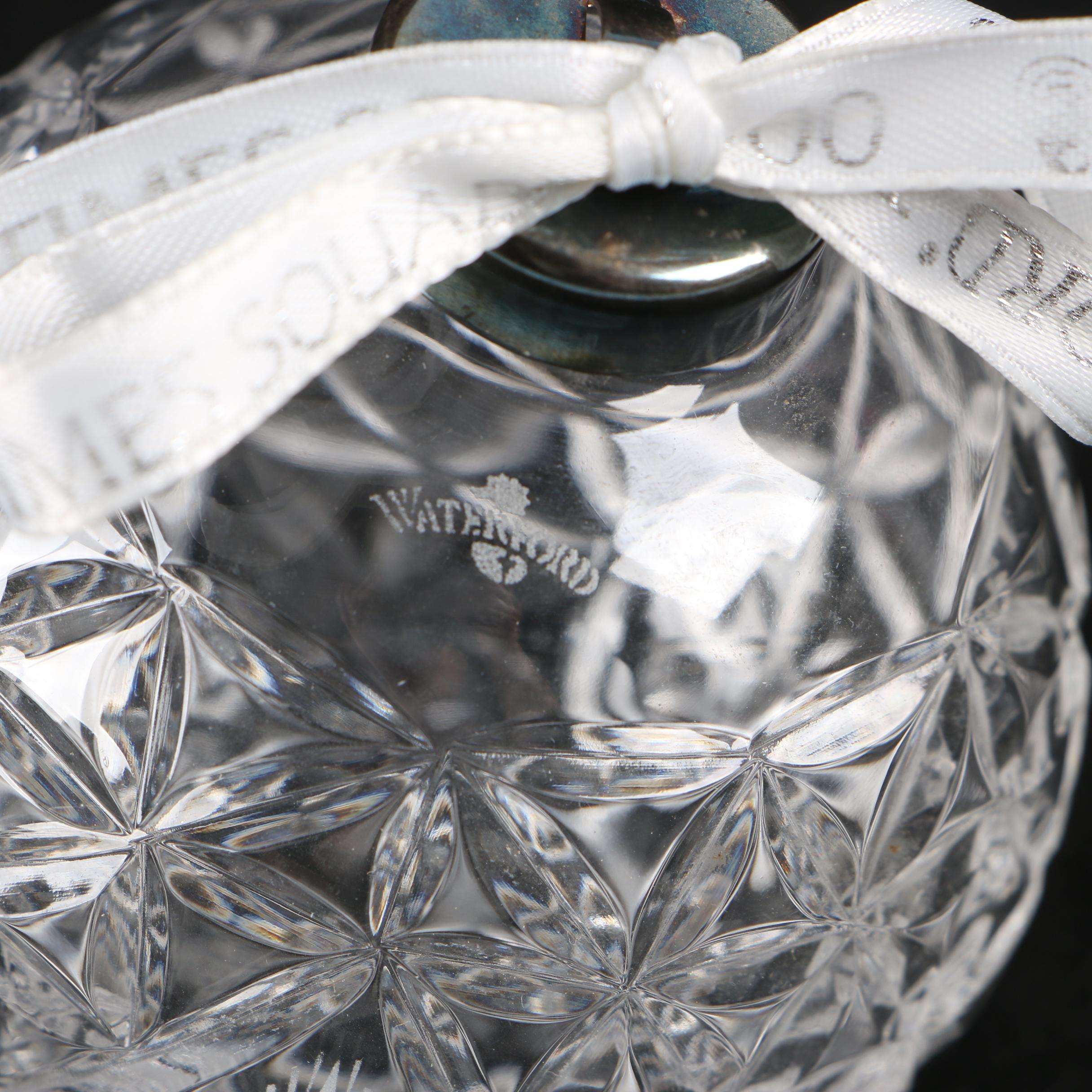 Waterford Crystal Clock and "Times Square Collection" Ornament