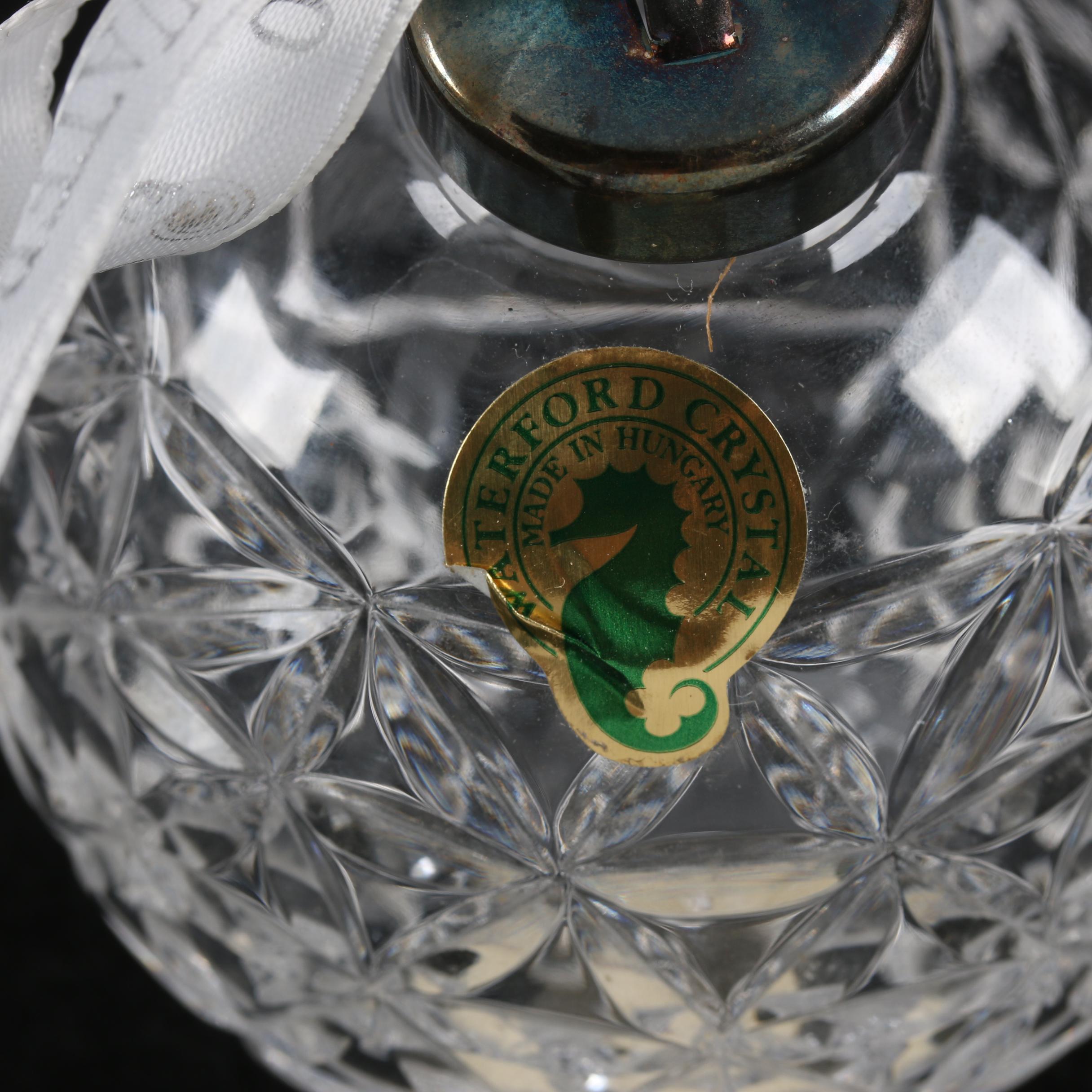 Waterford Crystal Clock and "Times Square Collection" Ornament