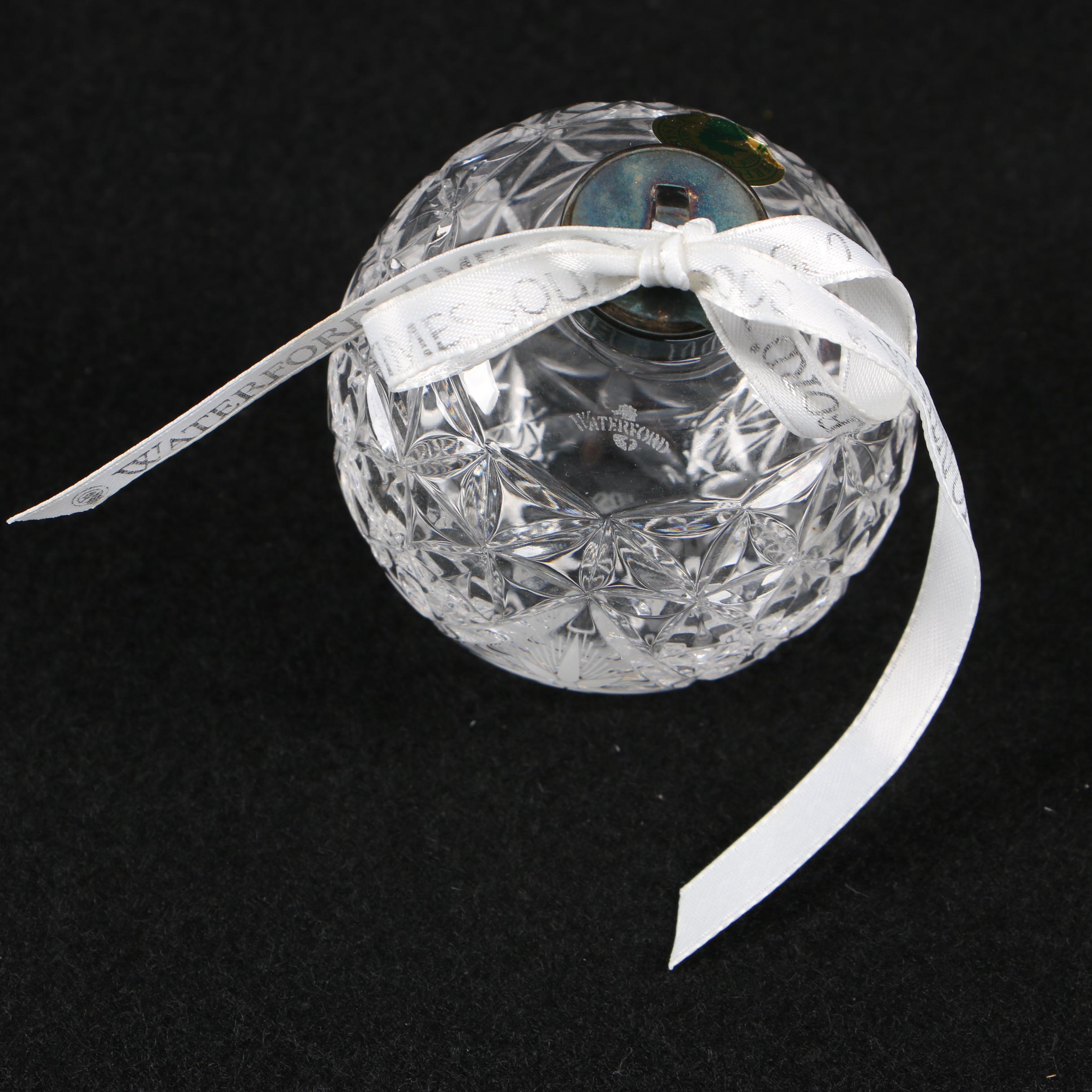 Waterford Crystal Clock and "Times Square Collection" Ornament