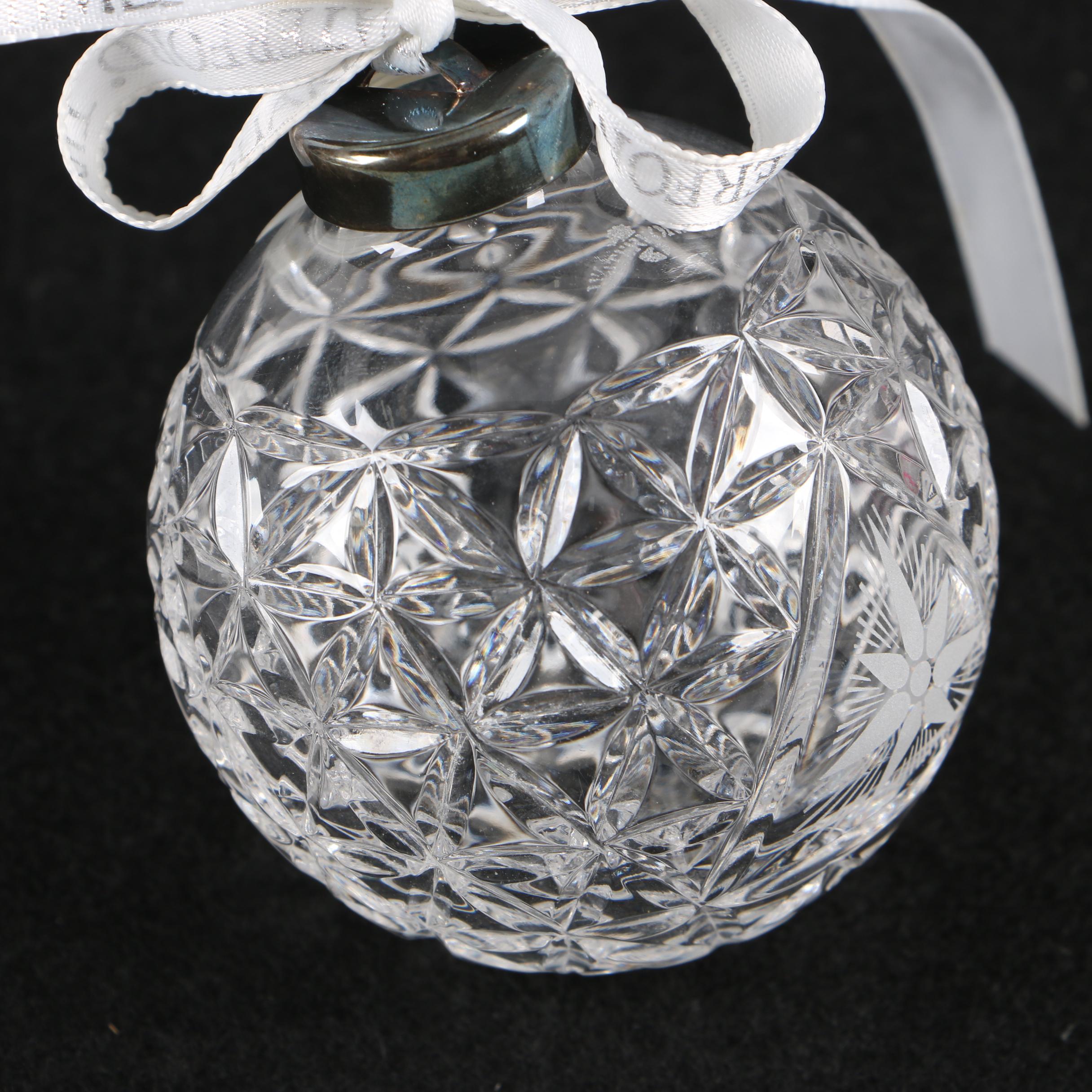 Waterford Crystal Clock and "Times Square Collection" Ornament