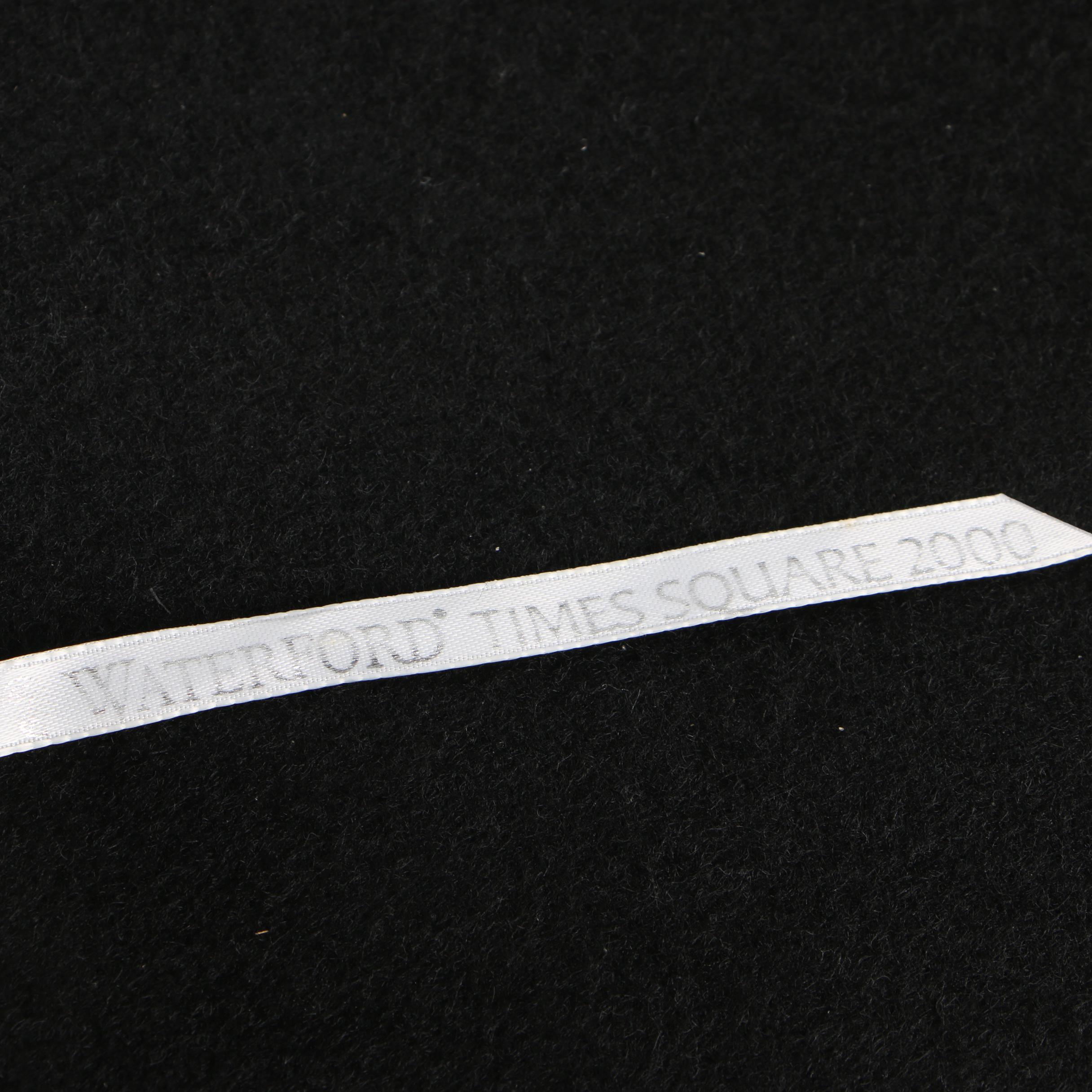 Waterford Crystal Clock and "Times Square Collection" Ornament