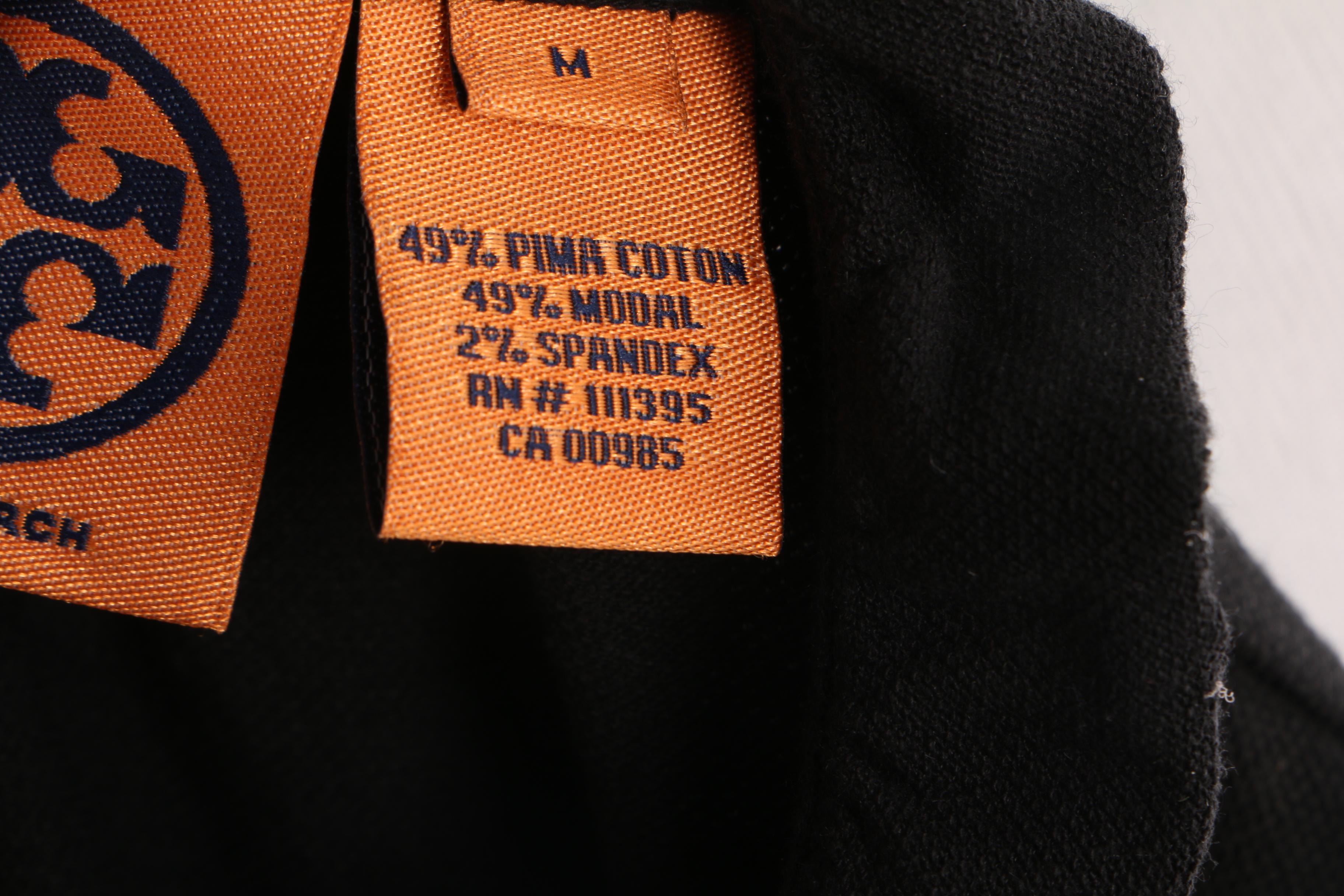 Women's Tory Burch Black Cotton Blend Shirt and Cropped Jeans