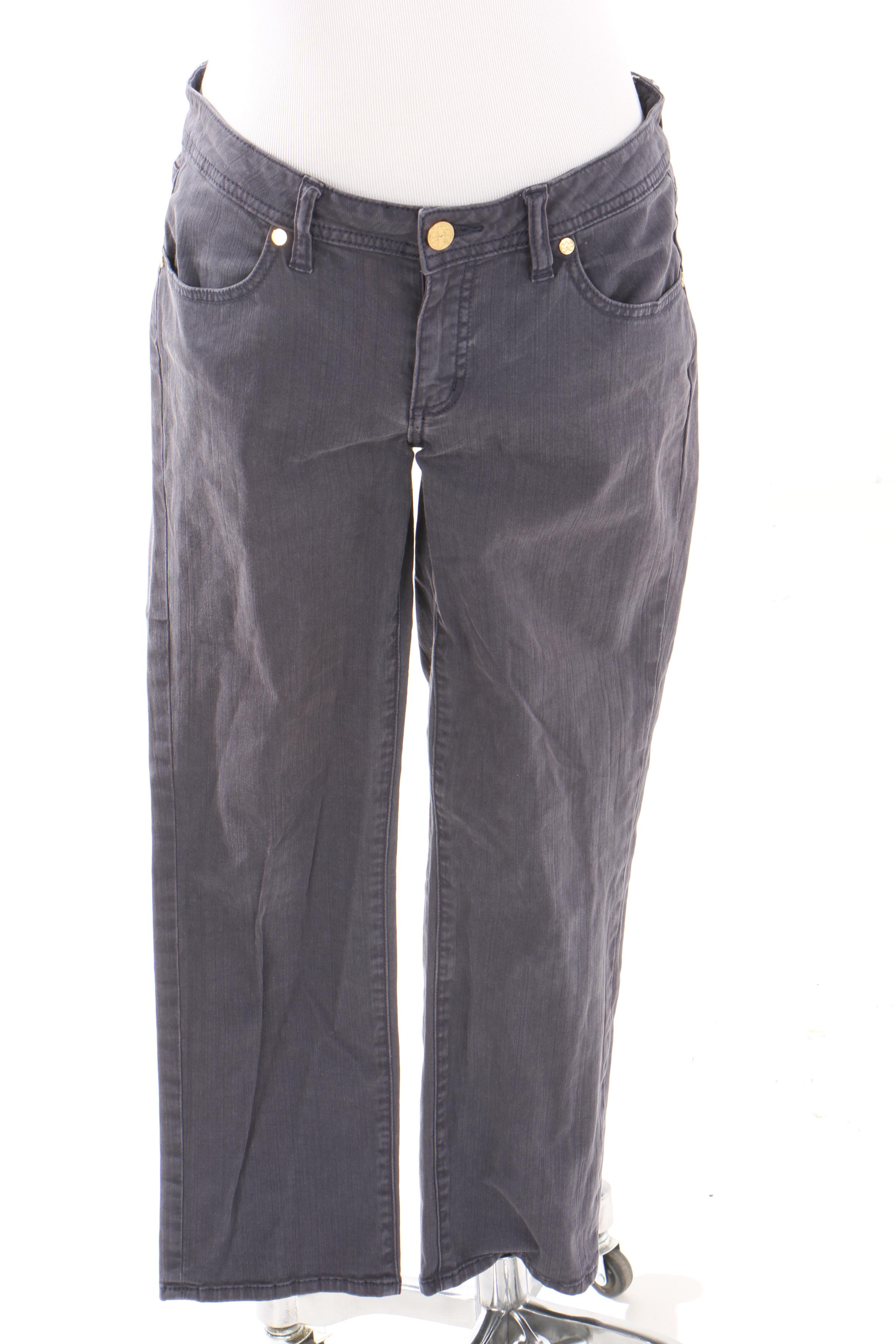 Women's Tory Burch Black Cotton Blend Shirt and Cropped Jeans