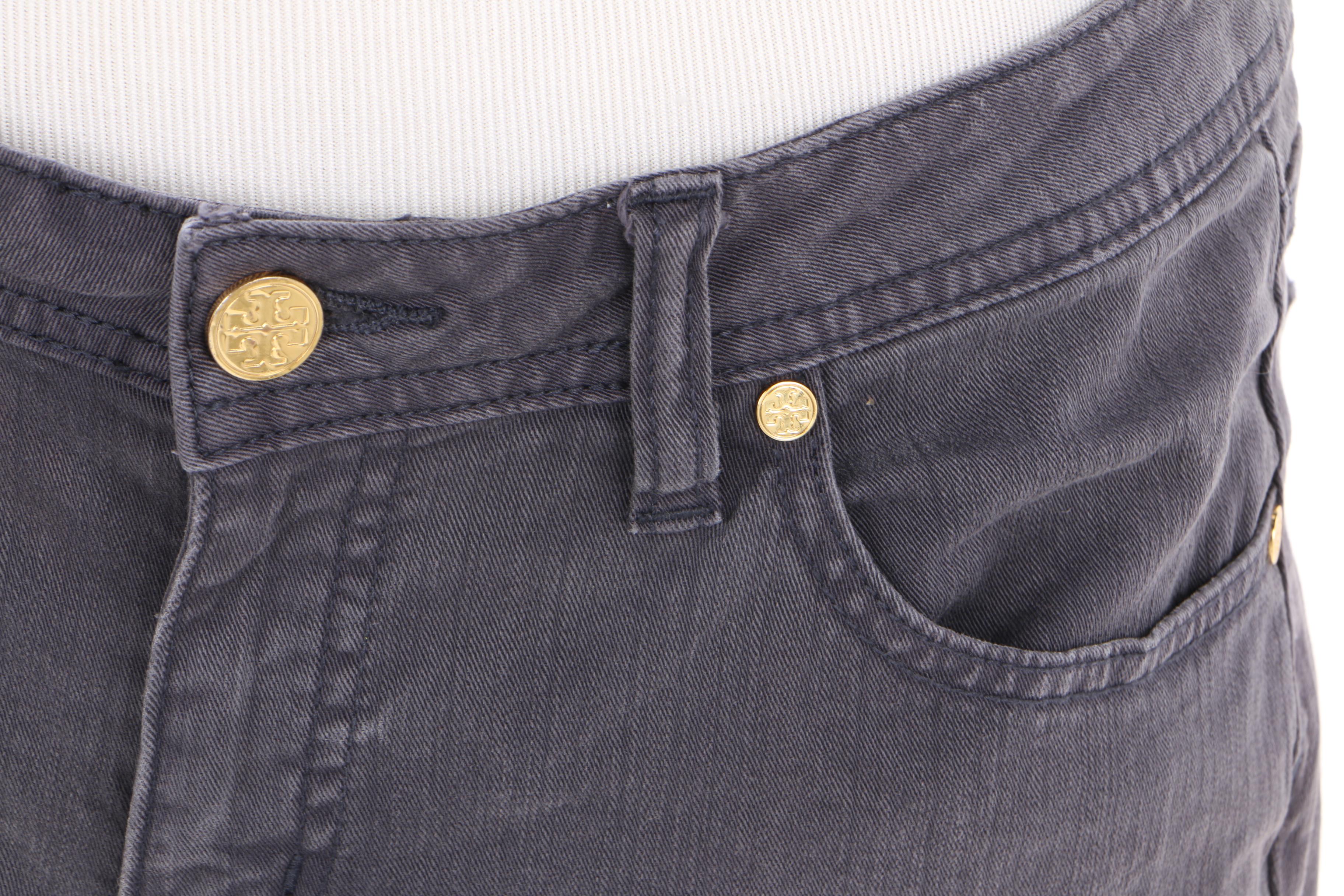 Women's Tory Burch Black Cotton Blend Shirt and Cropped Jeans