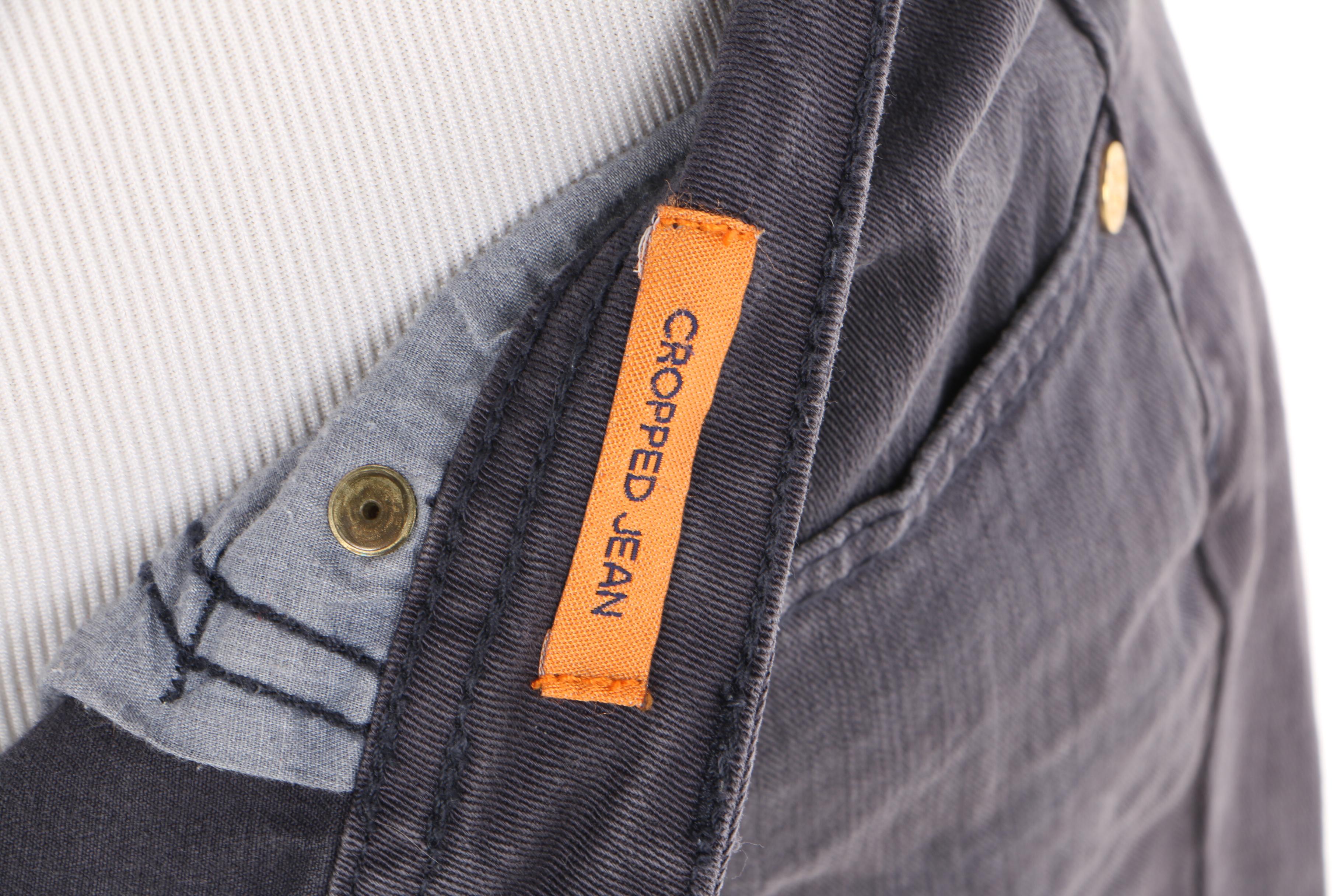 Women's Tory Burch Black Cotton Blend Shirt and Cropped Jeans