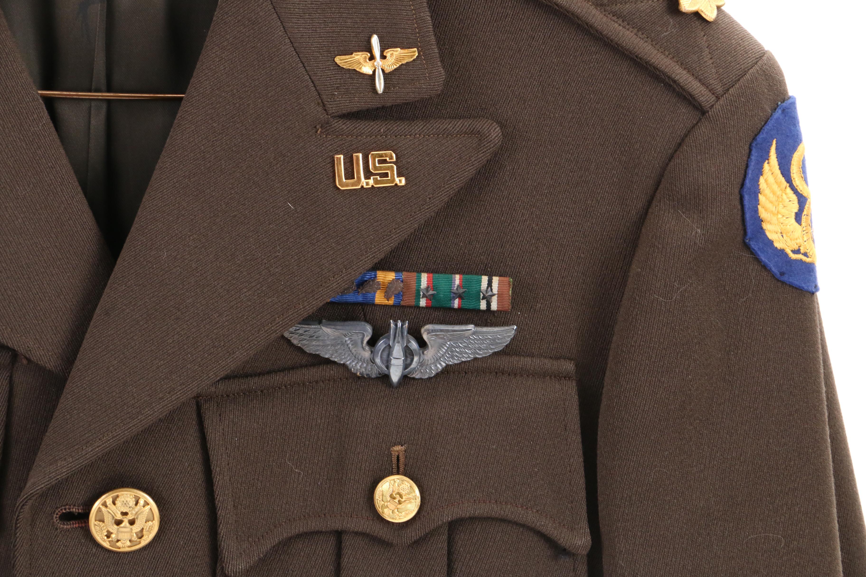 WWII Era Army Air Forces Uniform Including Eisenhower Jacket