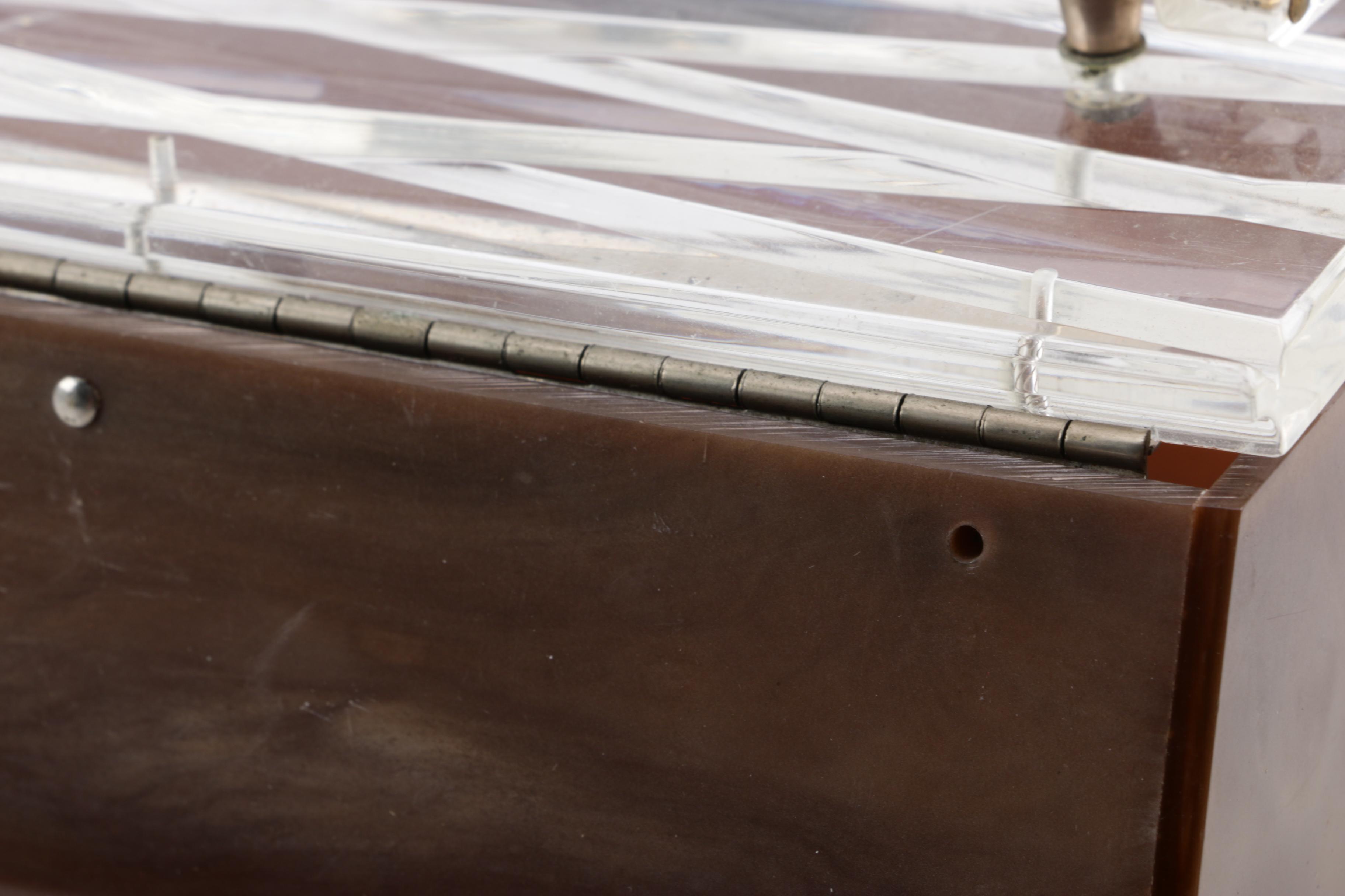 Vintage Acrylic and Annie Laurie Box Purses