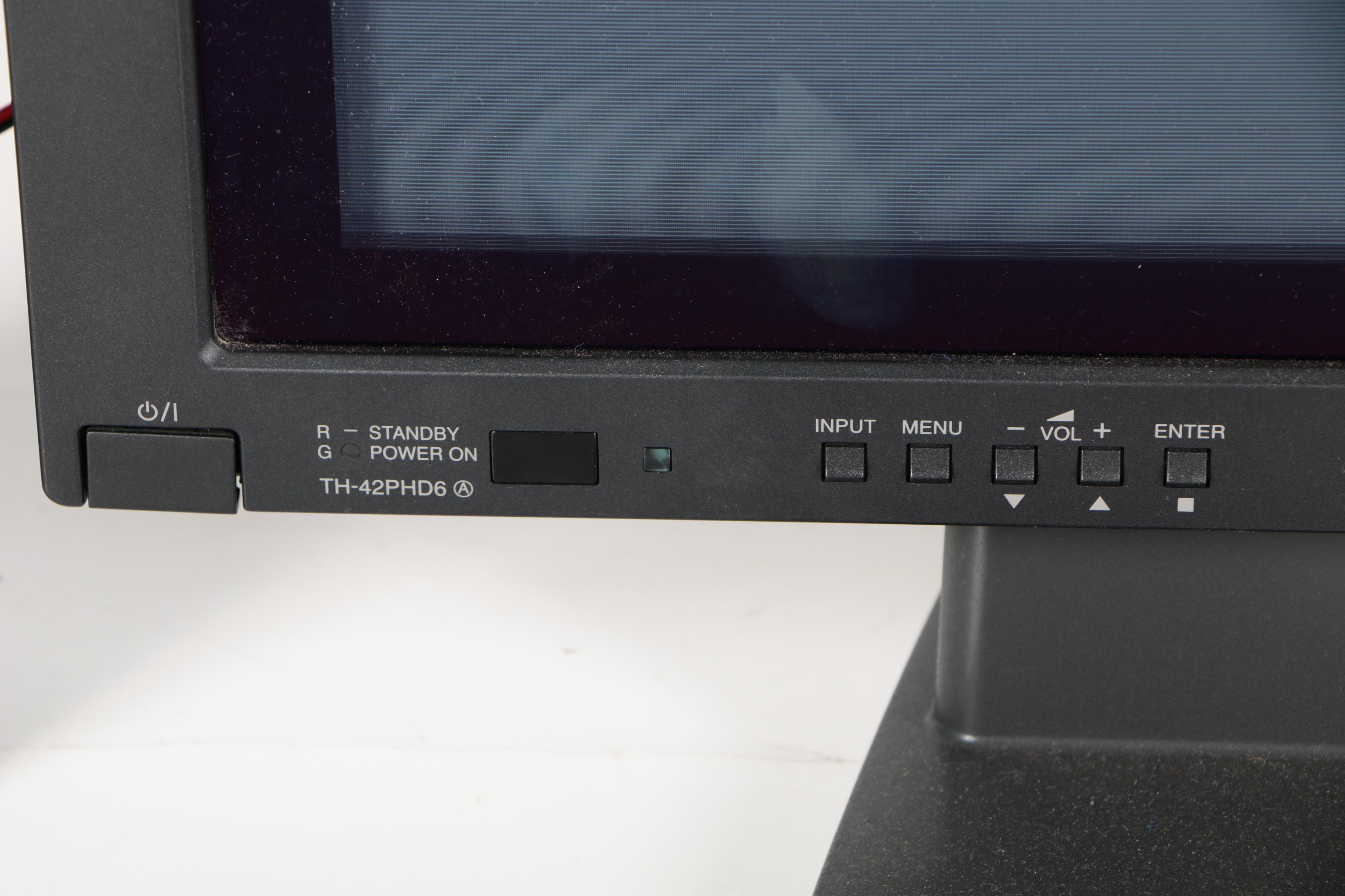 Panasonic 42" Plasma Screen Television with Speakers