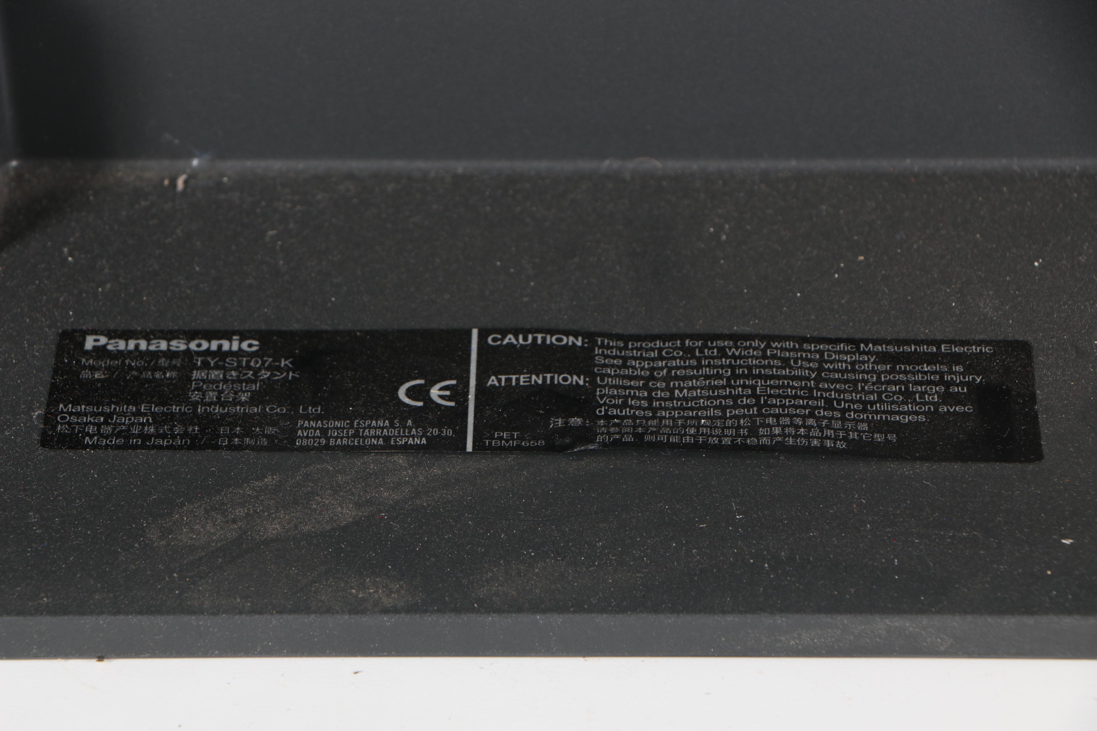 Panasonic 42" Plasma Screen Television with Speakers