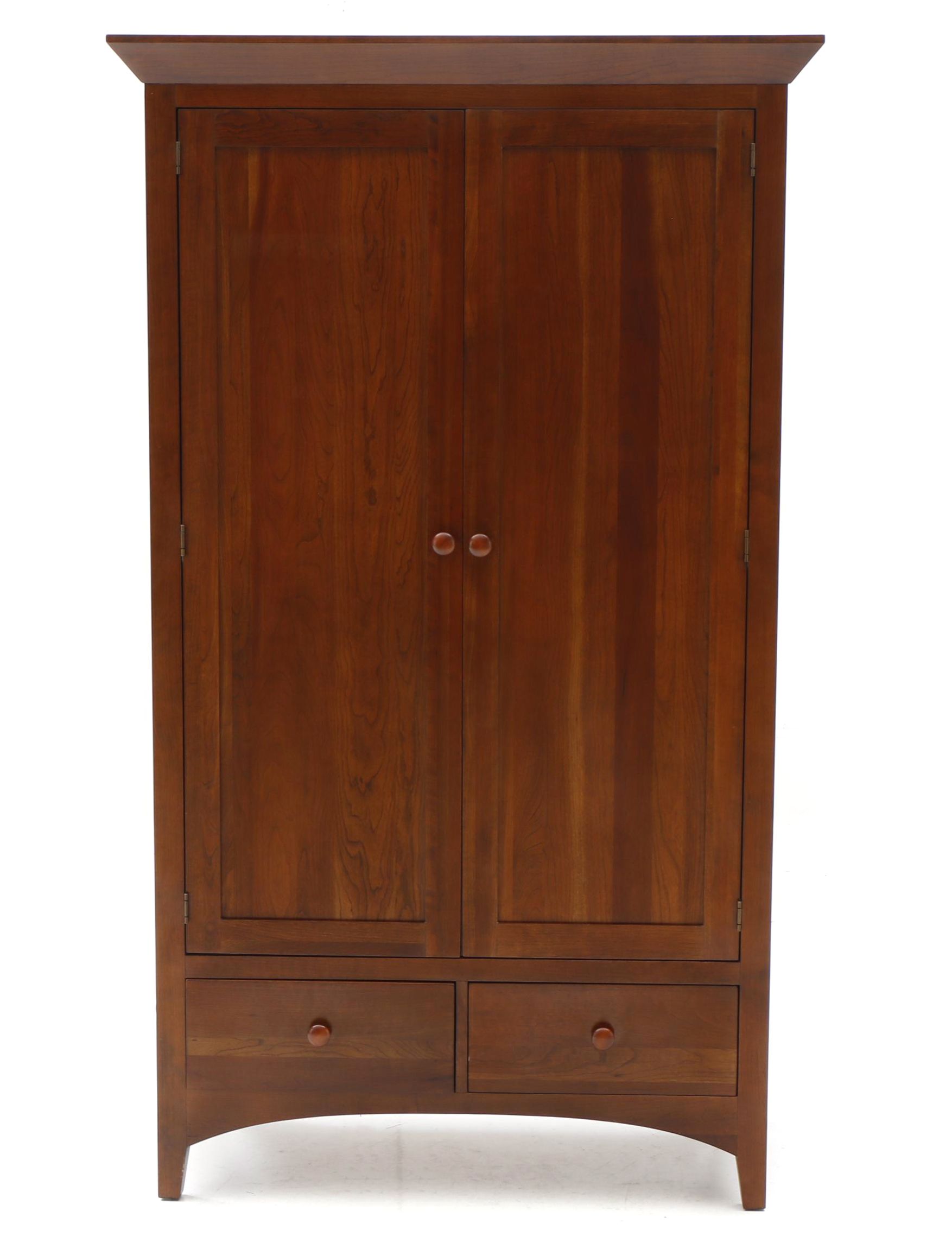 Shaker Style Cherry Wardrobe by Ethan Allen