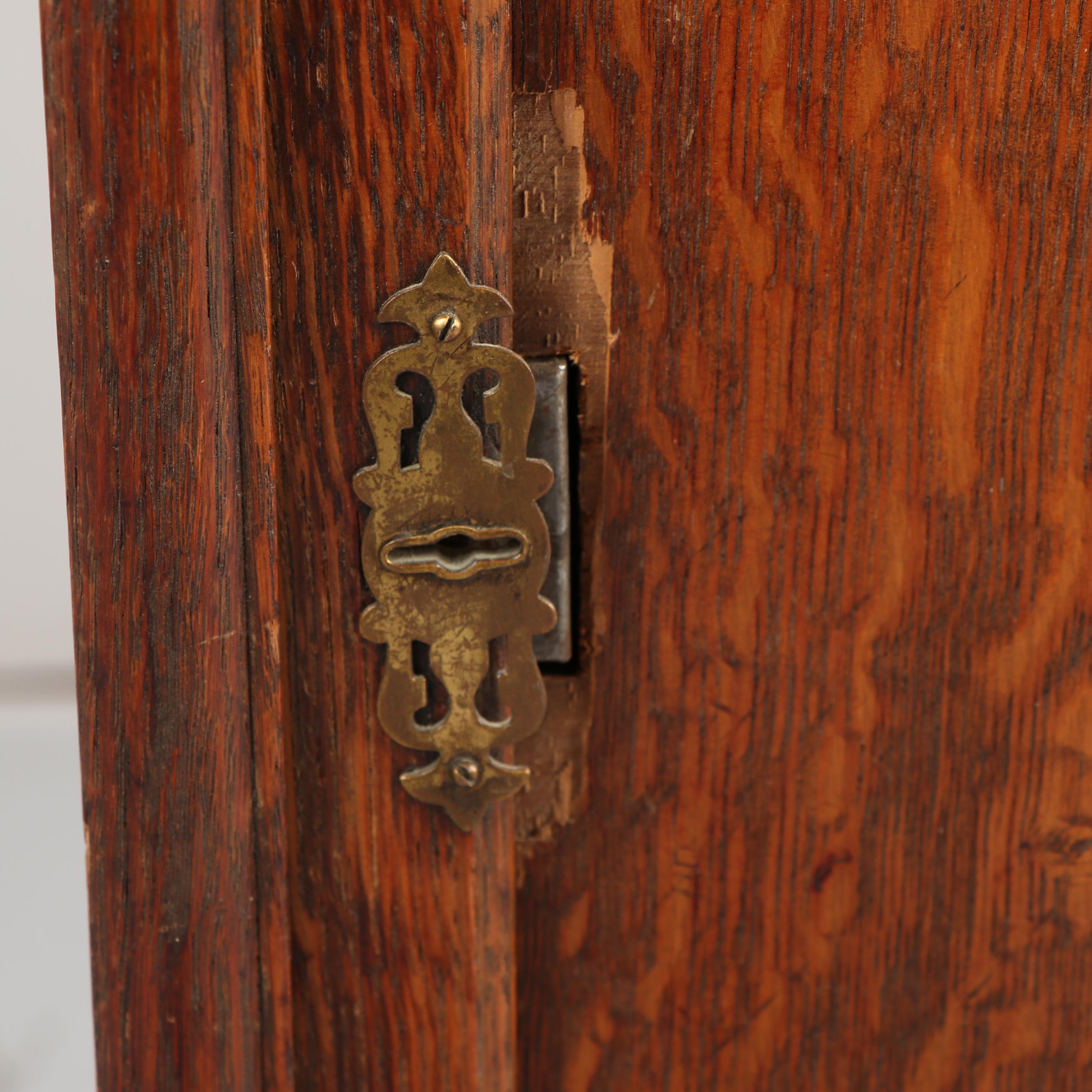 Vintage Oak Barrister Filing Cabinet