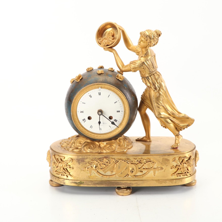 19th Century French Le Roy Br. de Madame Ormolu Mantel Clock