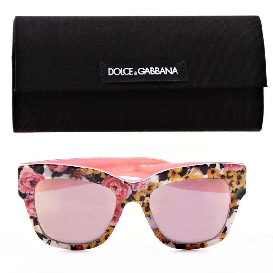Dolce & Gabbana DG4231 Floral Frame Sunglasses