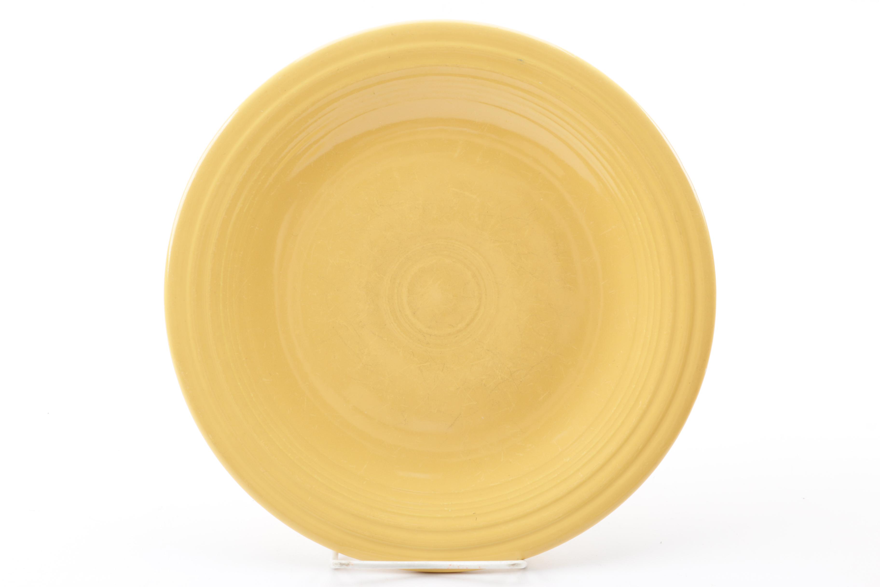 Vintage Homer Laughlin "Fiesta" Yellow Tableware