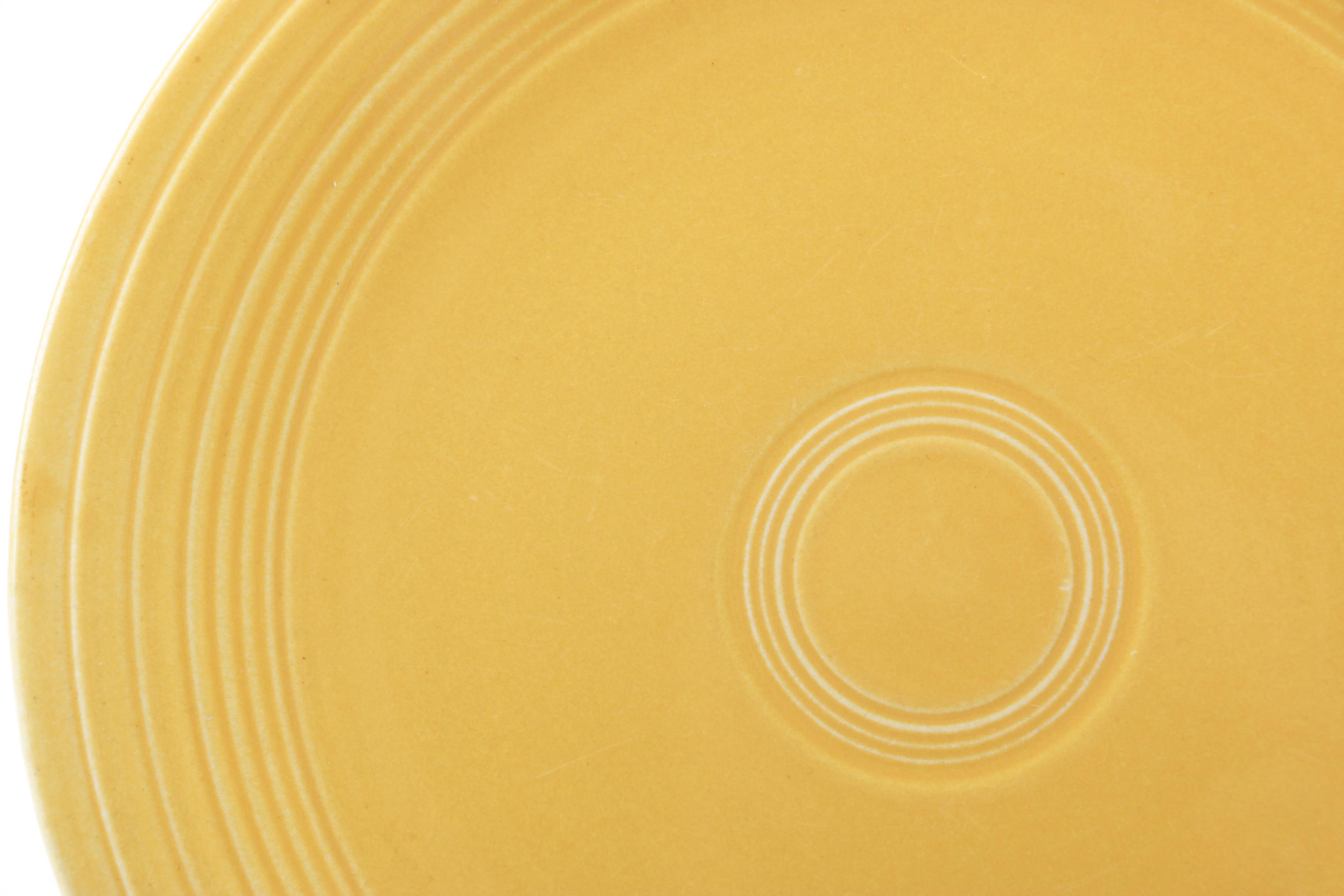 Vintage Homer Laughlin "Fiesta" Yellow Tableware