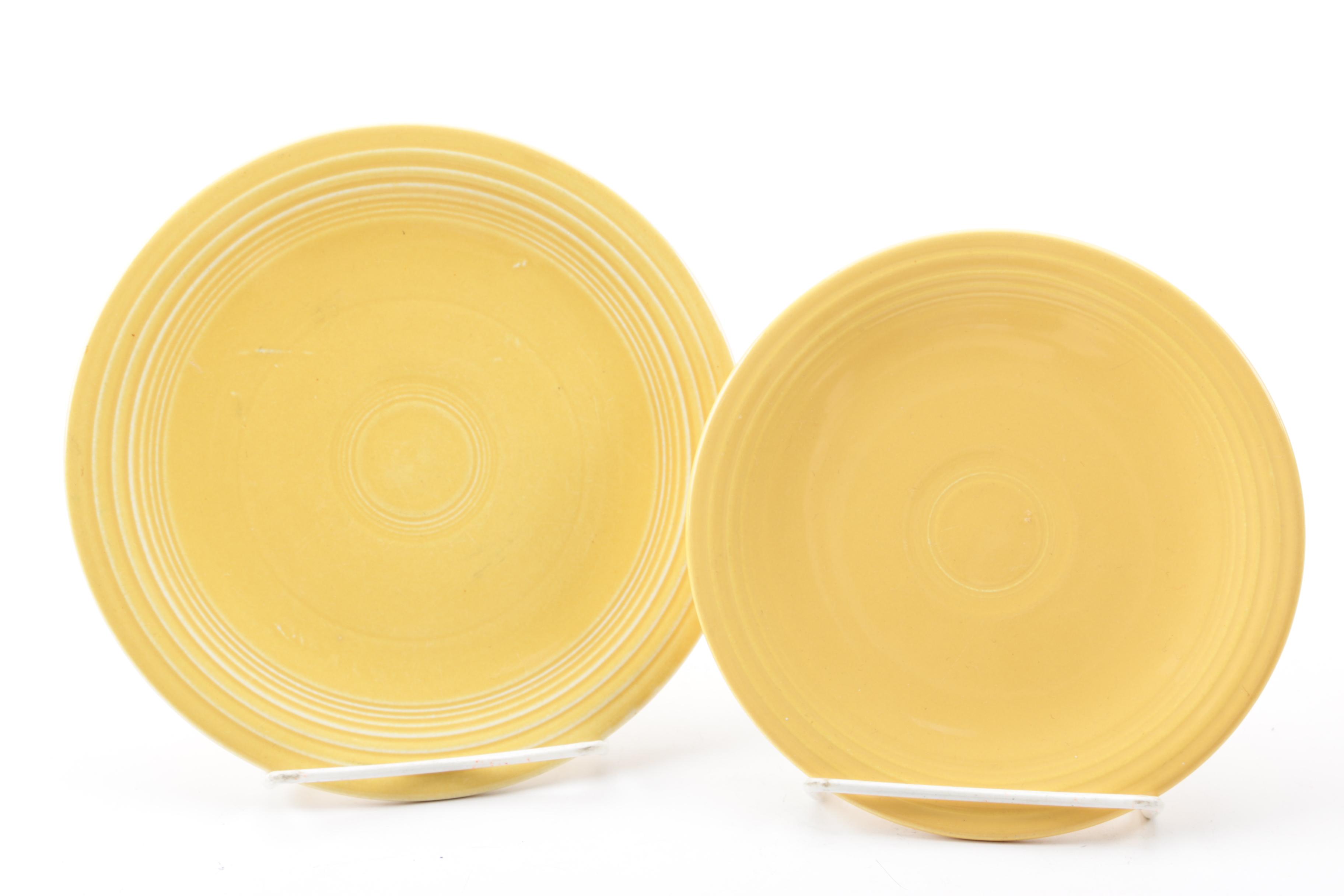 Vintage Homer Laughlin "Fiesta" Yellow Tableware