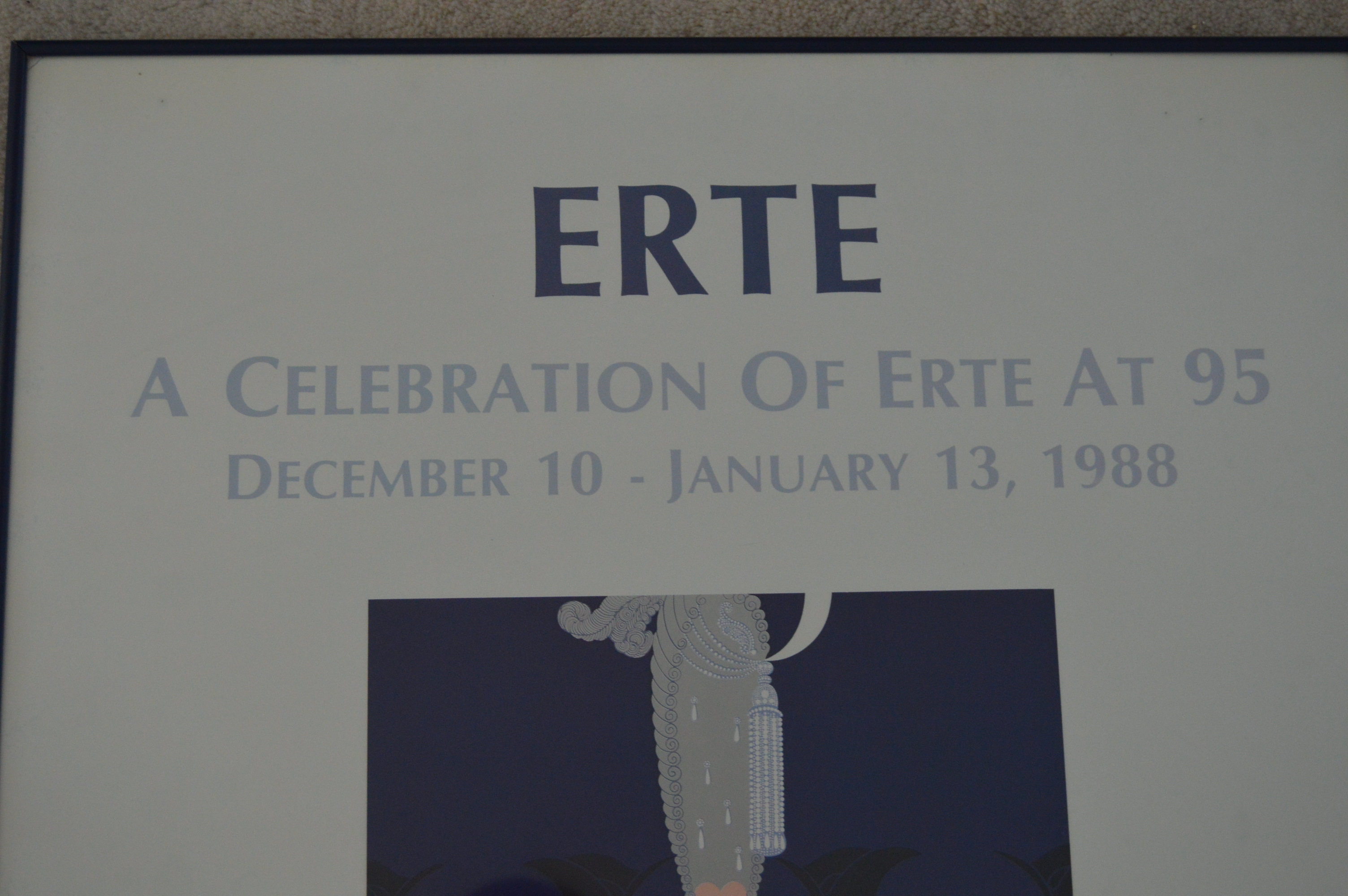 Framed Posters after Erte and Laurel Burch