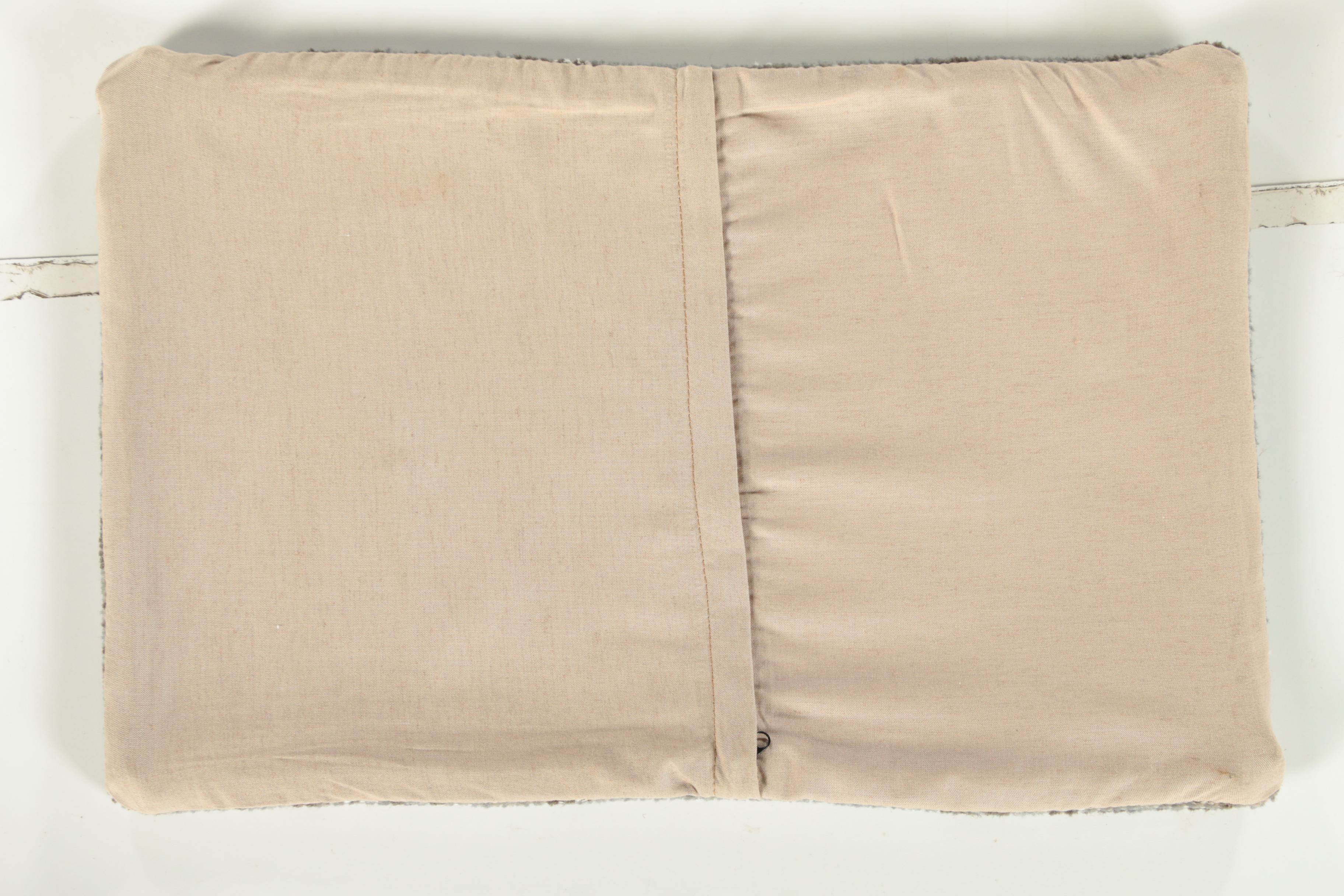 Turkish Overdyed Wool Rug Pillow Covers with Zipper Closure