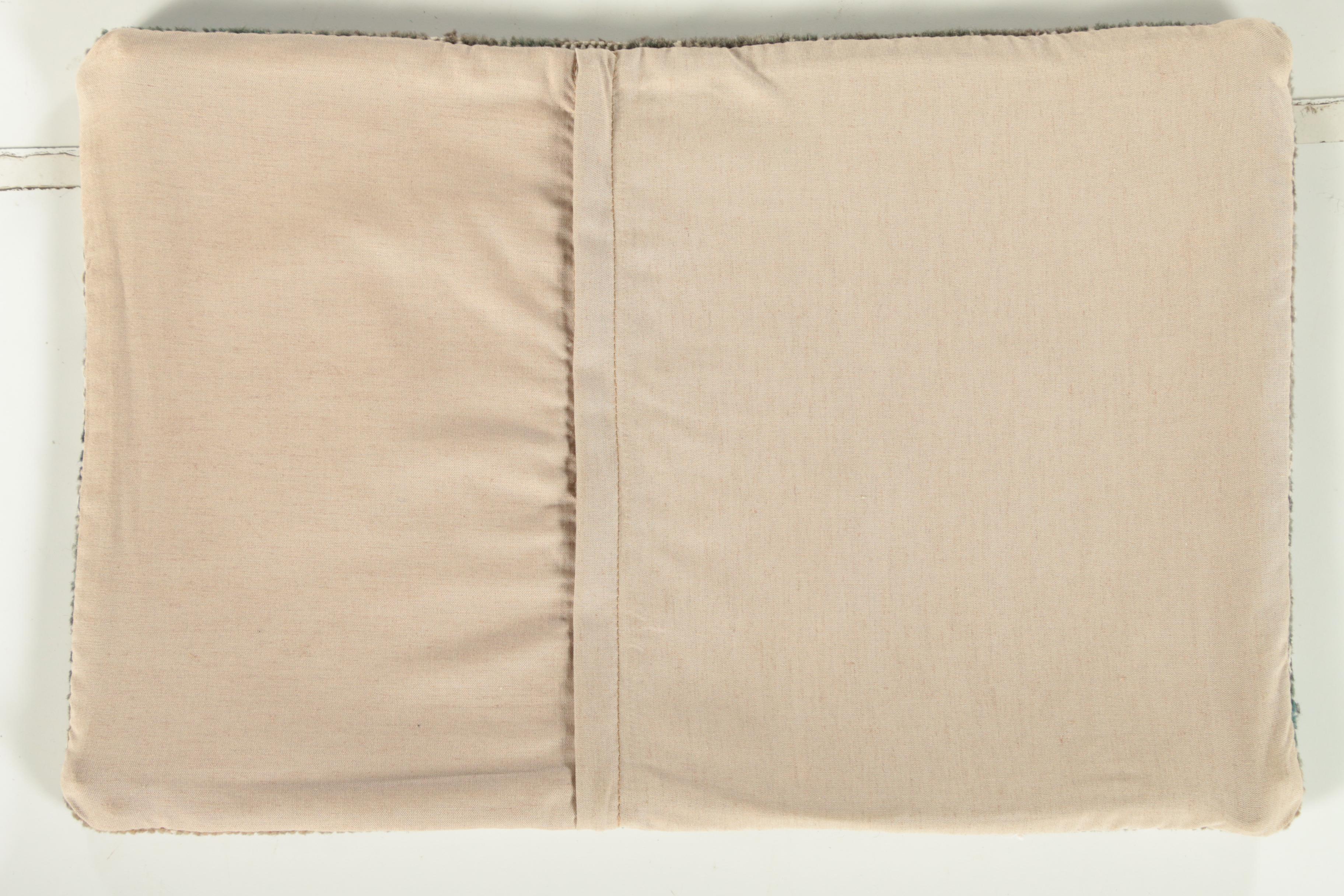Turkish Overdyed Wool Rug Pillow Covers with Zipper Closure