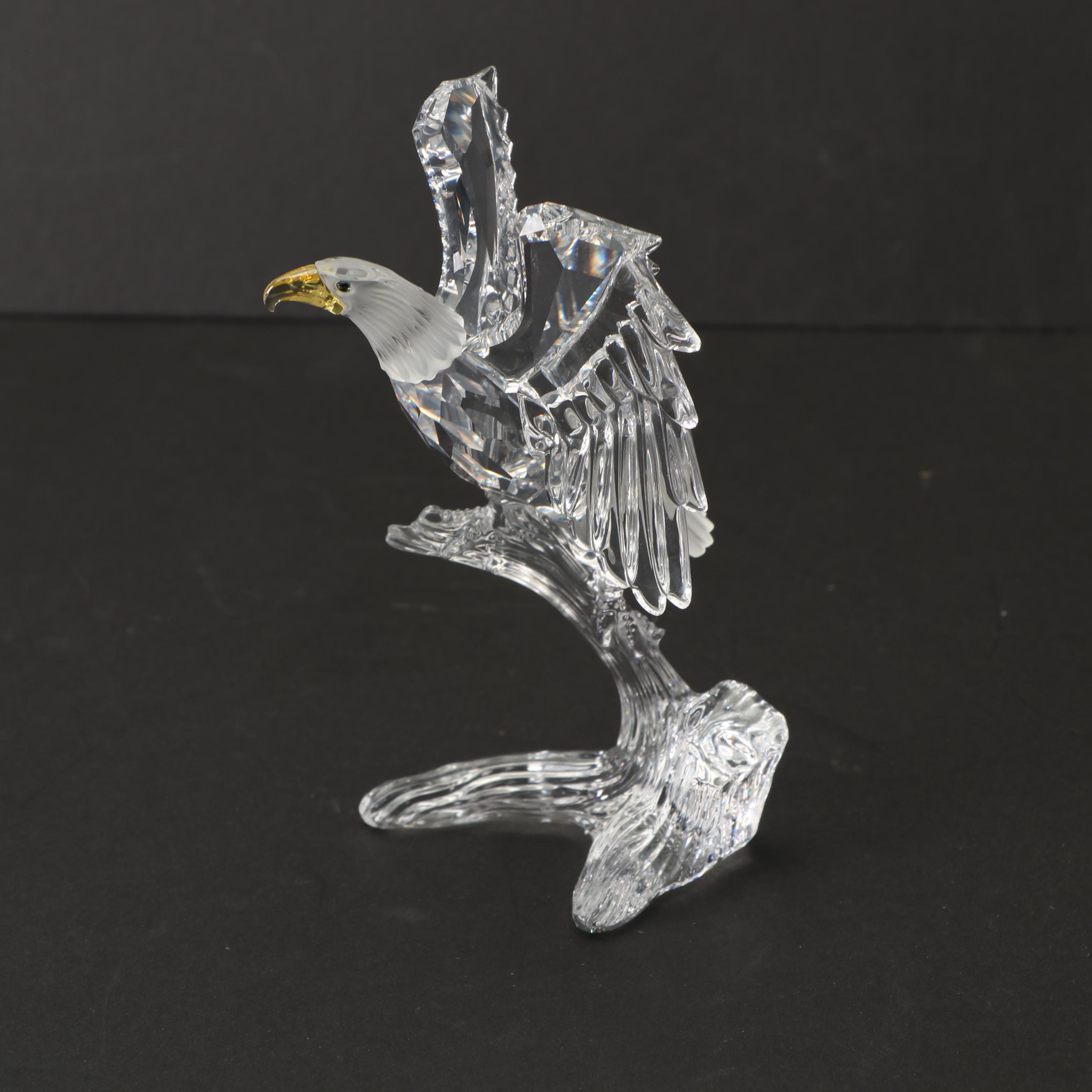 Swarovski Crystal "Bald Eagle" Figurine