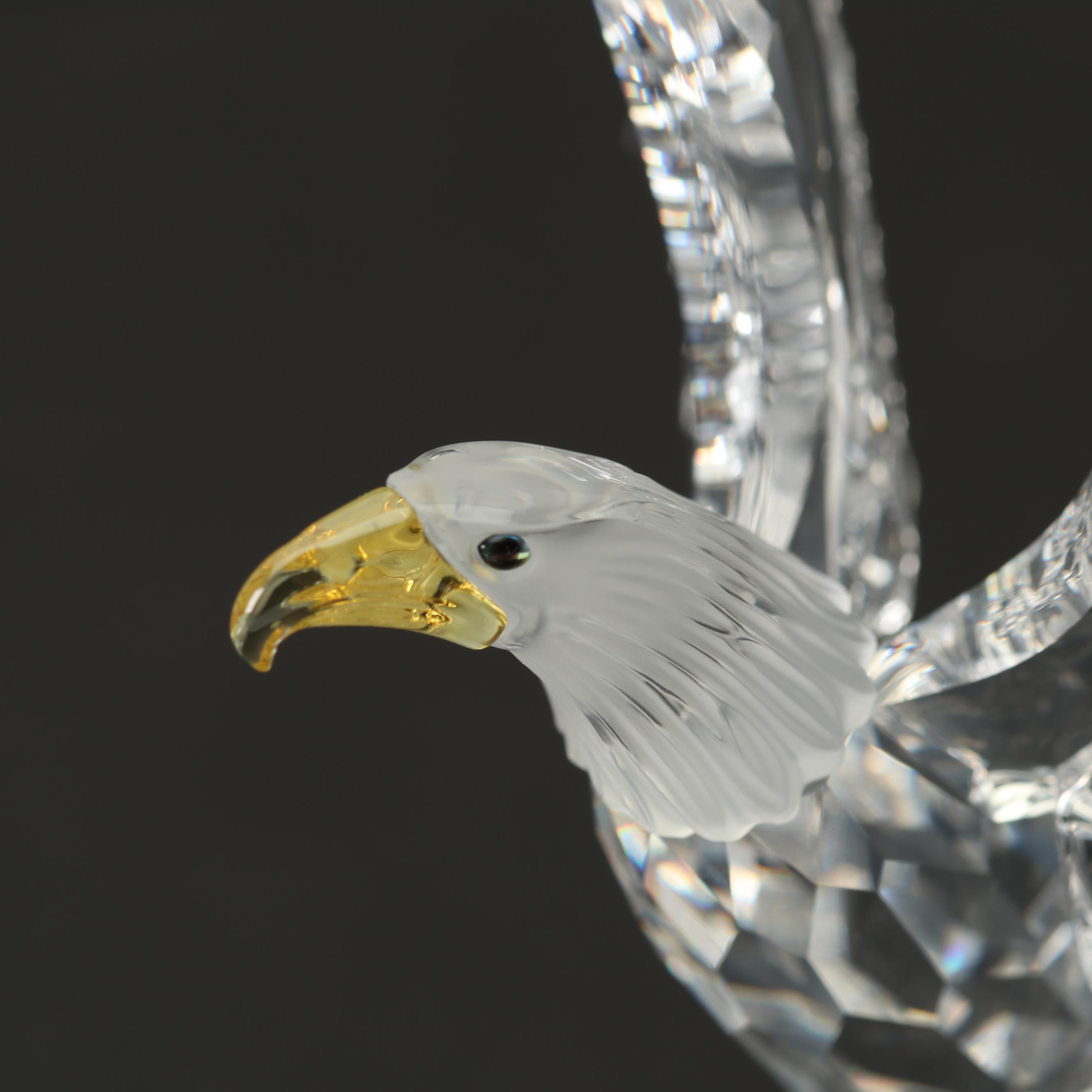 Swarovski Crystal "Bald Eagle" Figurine