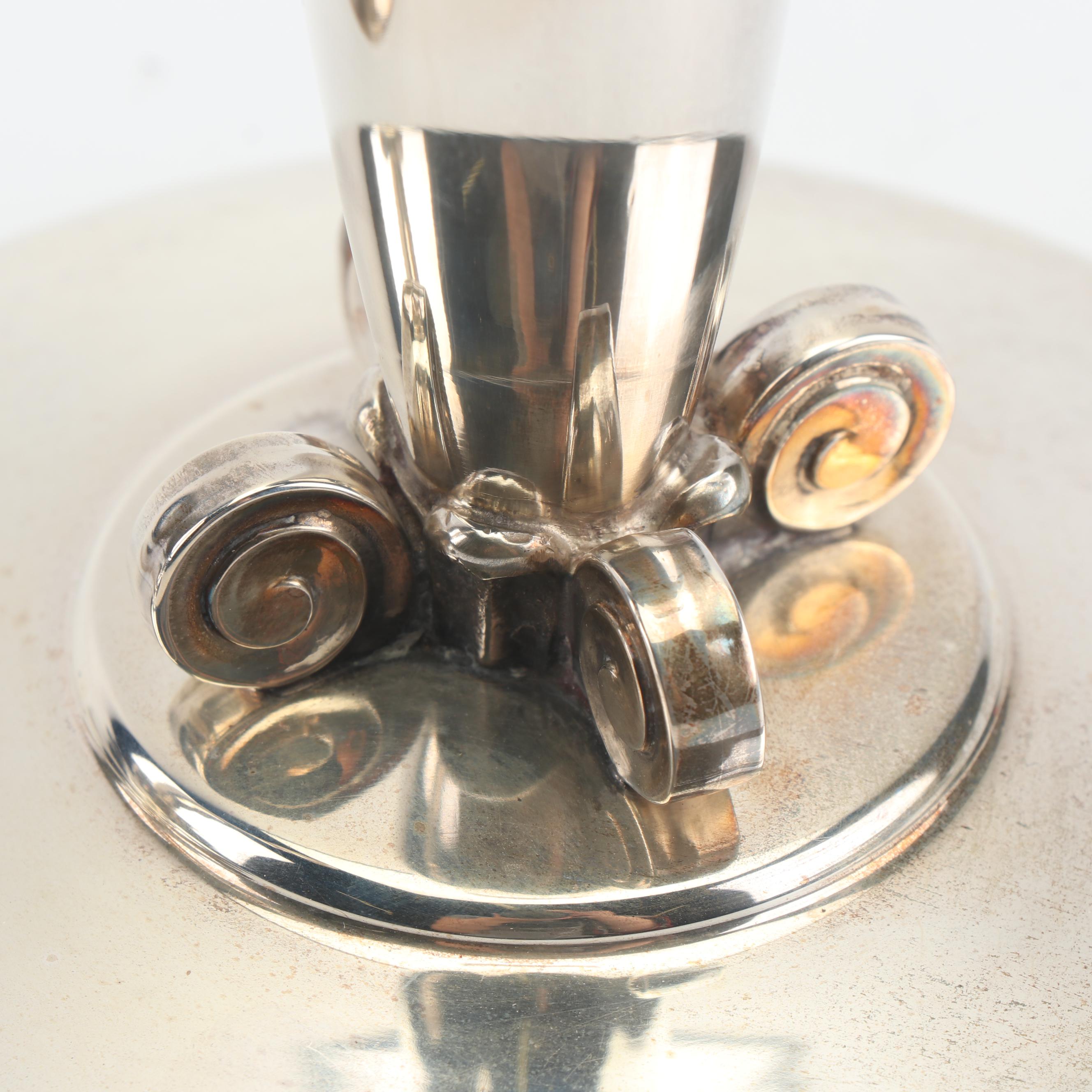 International Silver Co. Weighted Sterling Silver Candlesticks