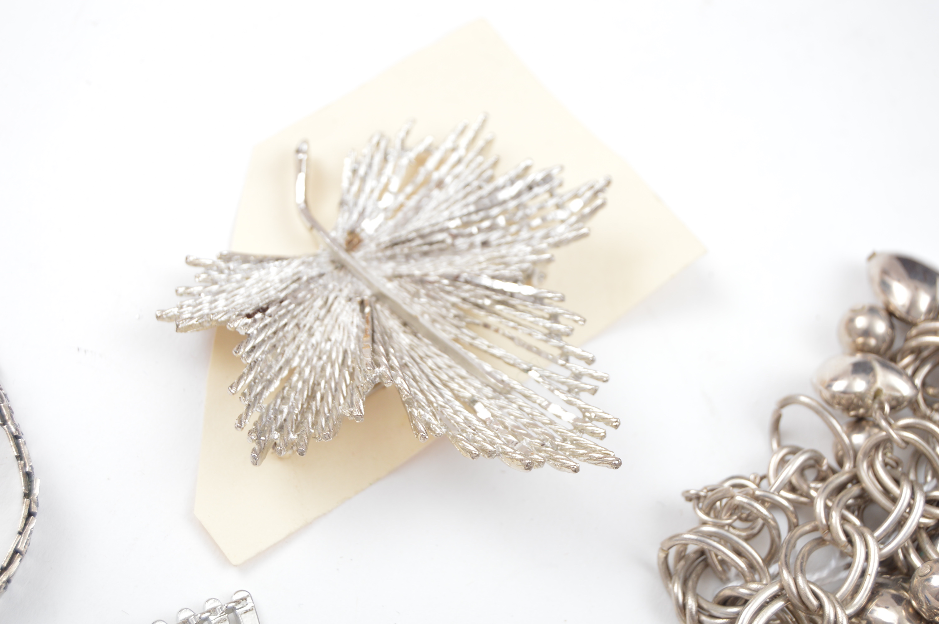 Vintage Jewelry Chest With Jewelry Collection Including Sterling Silver